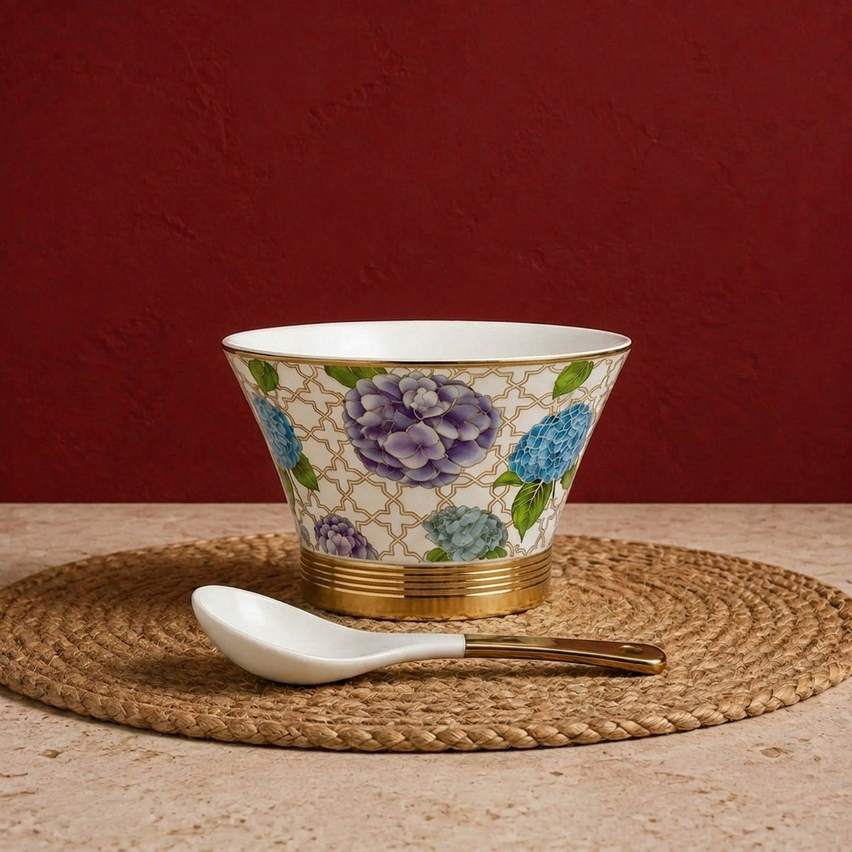 Gonzalo Soup Bowls with Spoon, 260ml, Set of 6