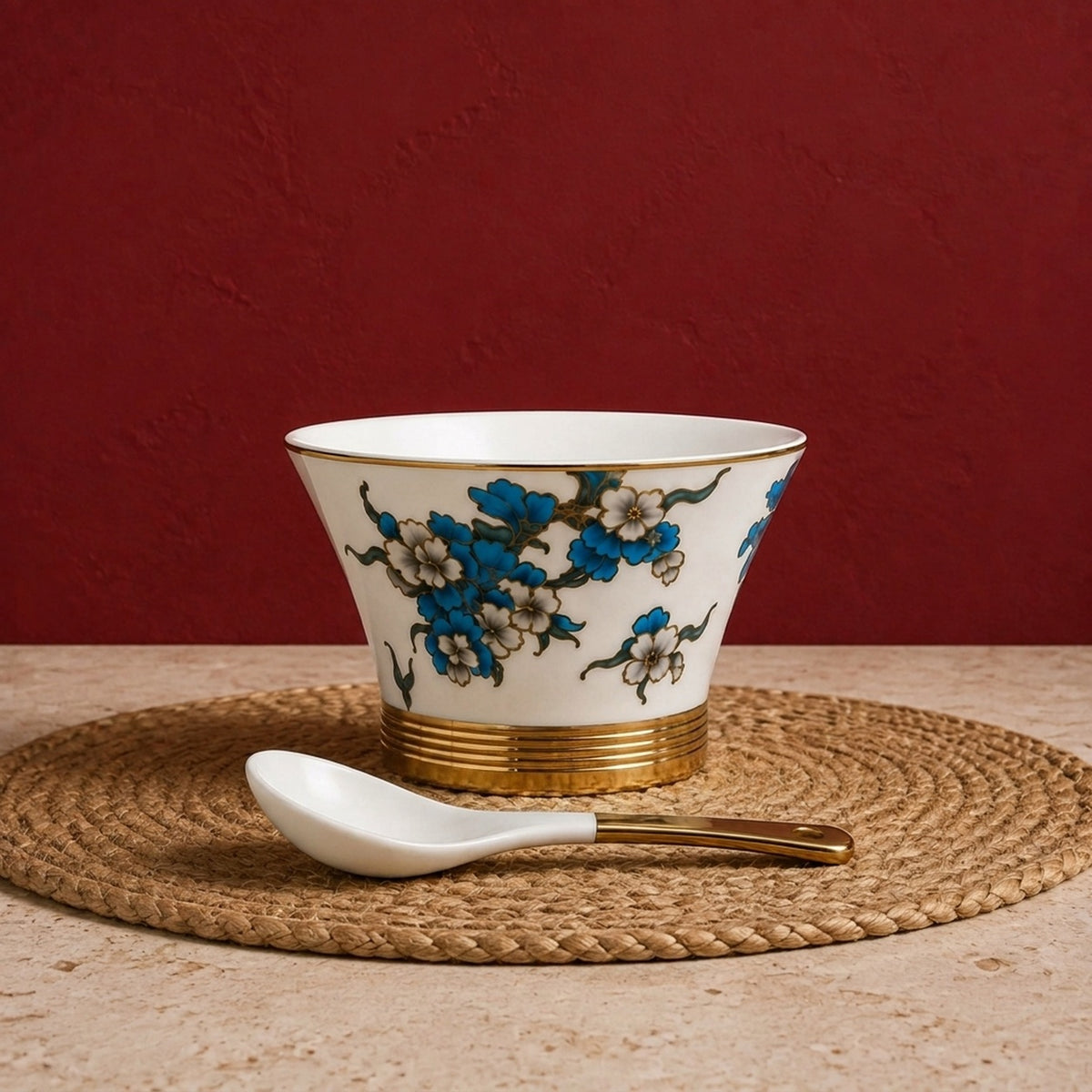 Gonzalo Soup Bowls with Spoon, 260ml, Set of 6
