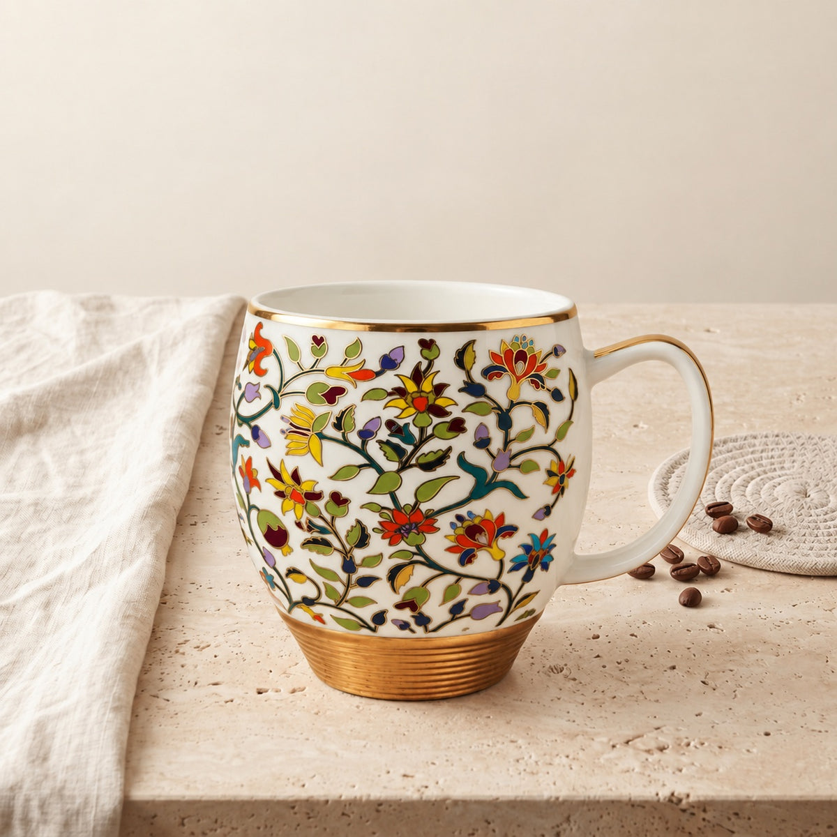 Elevate your daily brew and tea rituals with these 240ml Solimo Mugs. Thoughtfully designed with a balanced silhouette and comfortable grip handle, each mug brings refined elegance and dependable durability to both morning routines and casual entertaining.