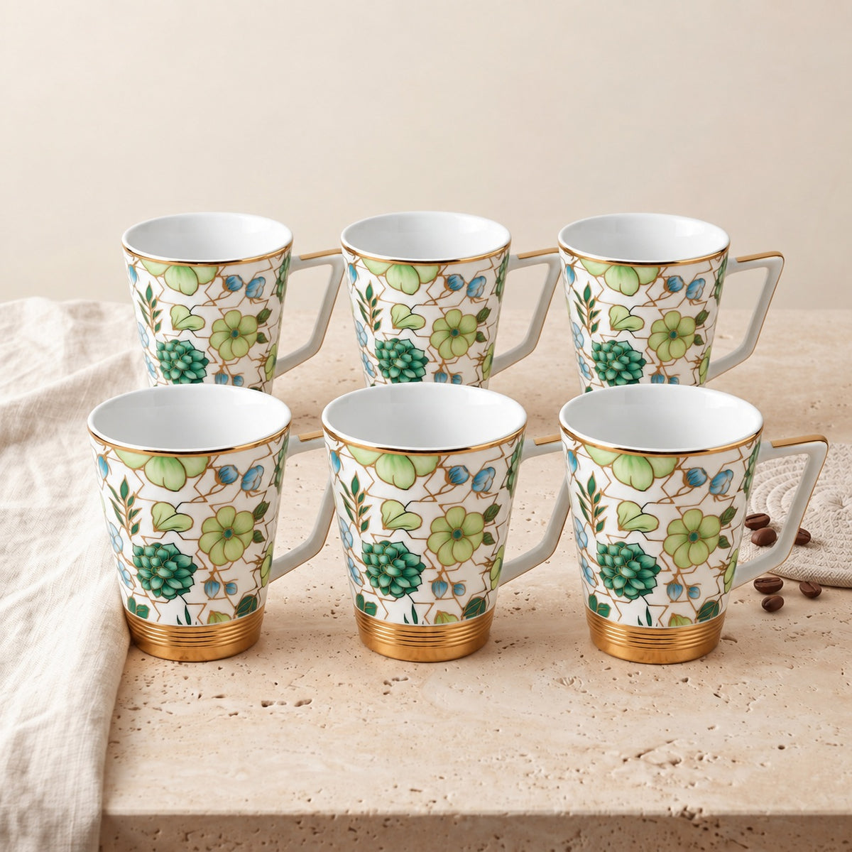 Savor your daily tea and coffee moments with these Shaggy Sage Mugs. Featuring an earthy sage-toned glaze, tactile ribbed exterior, and a balanced 250ml capacity, each mug brings cozy warmth to your kitchen cabinet and morning routine.


