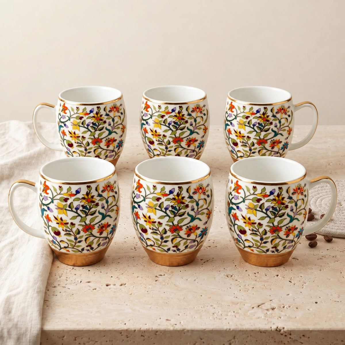 Elevate your daily brew and tea rituals with these 240ml Solimo Mugs. Thoughtfully designed with a balanced silhouette and comfortable grip handle, each mug brings refined elegance and dependable durability to both morning routines and casual entertaining.