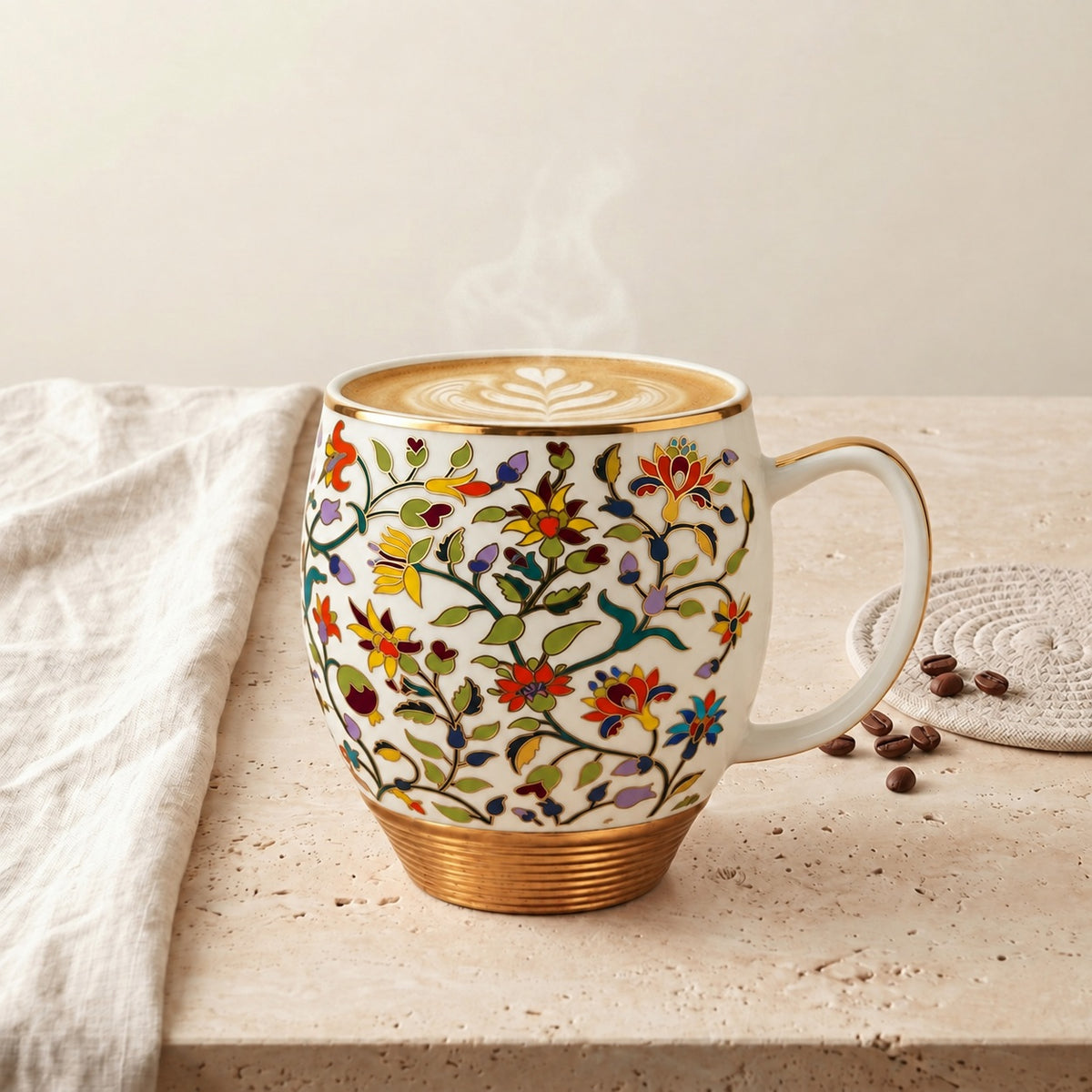 Elevate your daily brew and tea rituals with these 240ml Solimo Mugs. Thoughtfully designed with a balanced silhouette and comfortable grip handle, each mug brings refined elegance and dependable durability to both morning routines and casual entertaining.