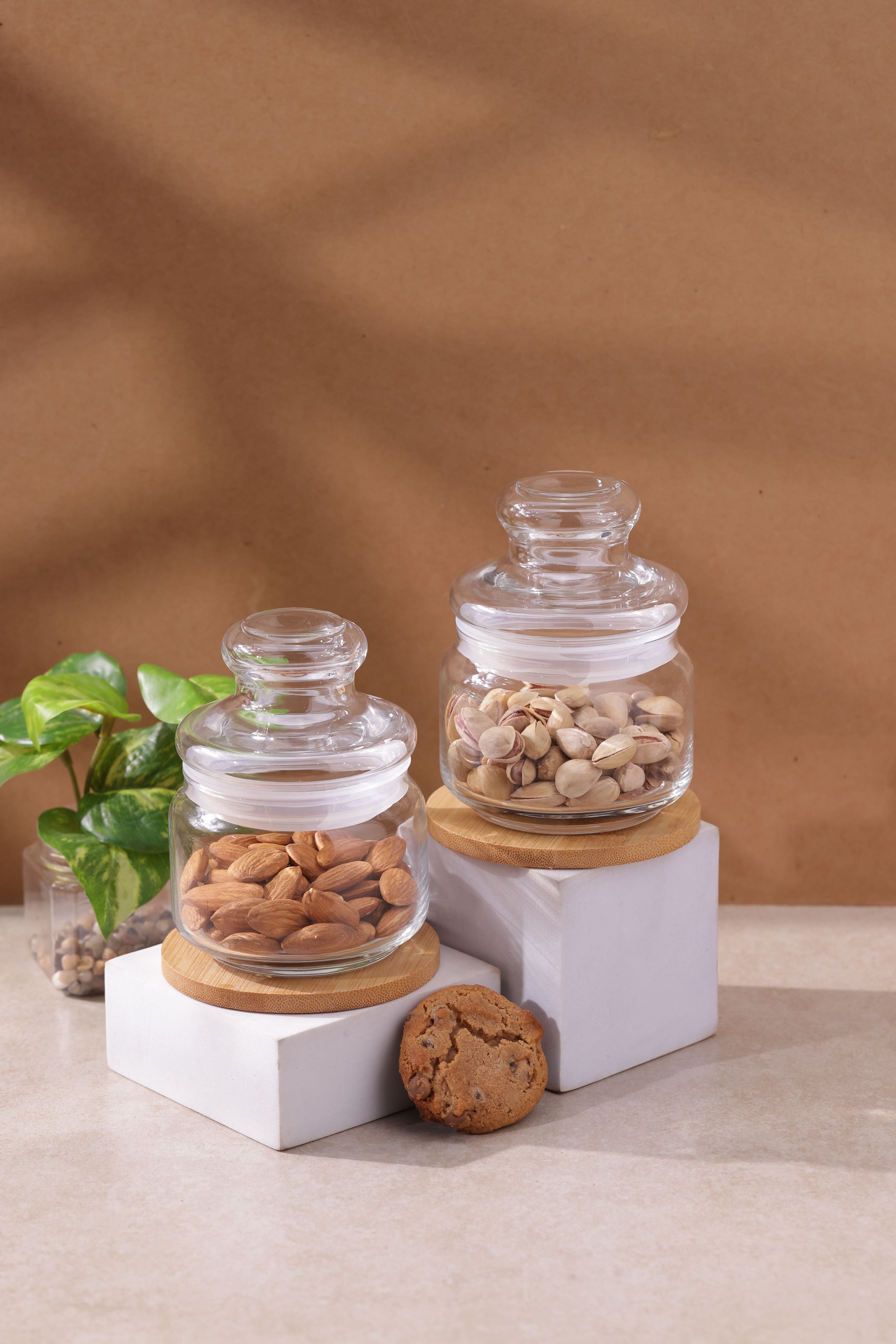 Pop Jars - Glass Lid, 325ml, Set of 2