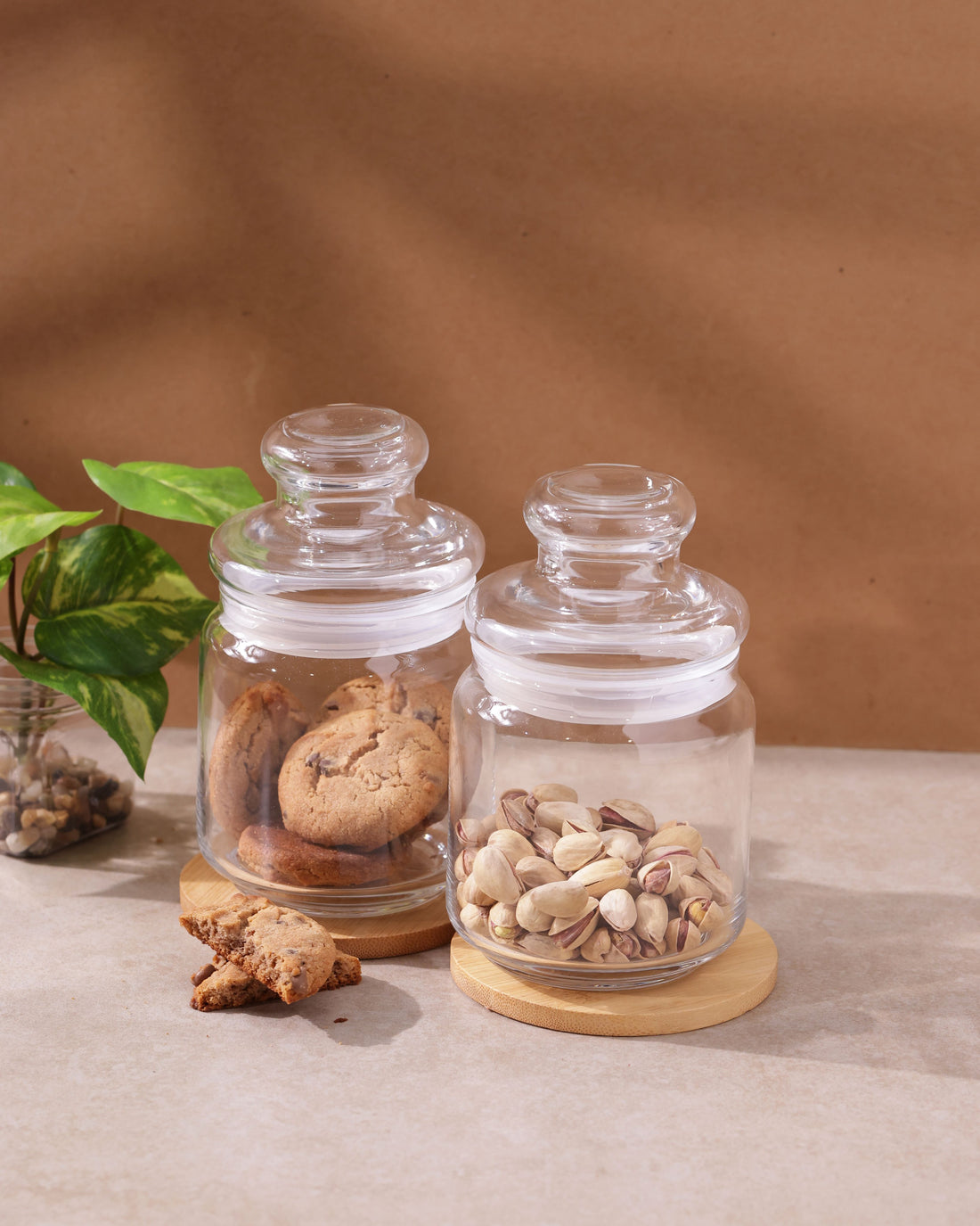 Pop Jars - Glass Lid, 500ml, Set of 6