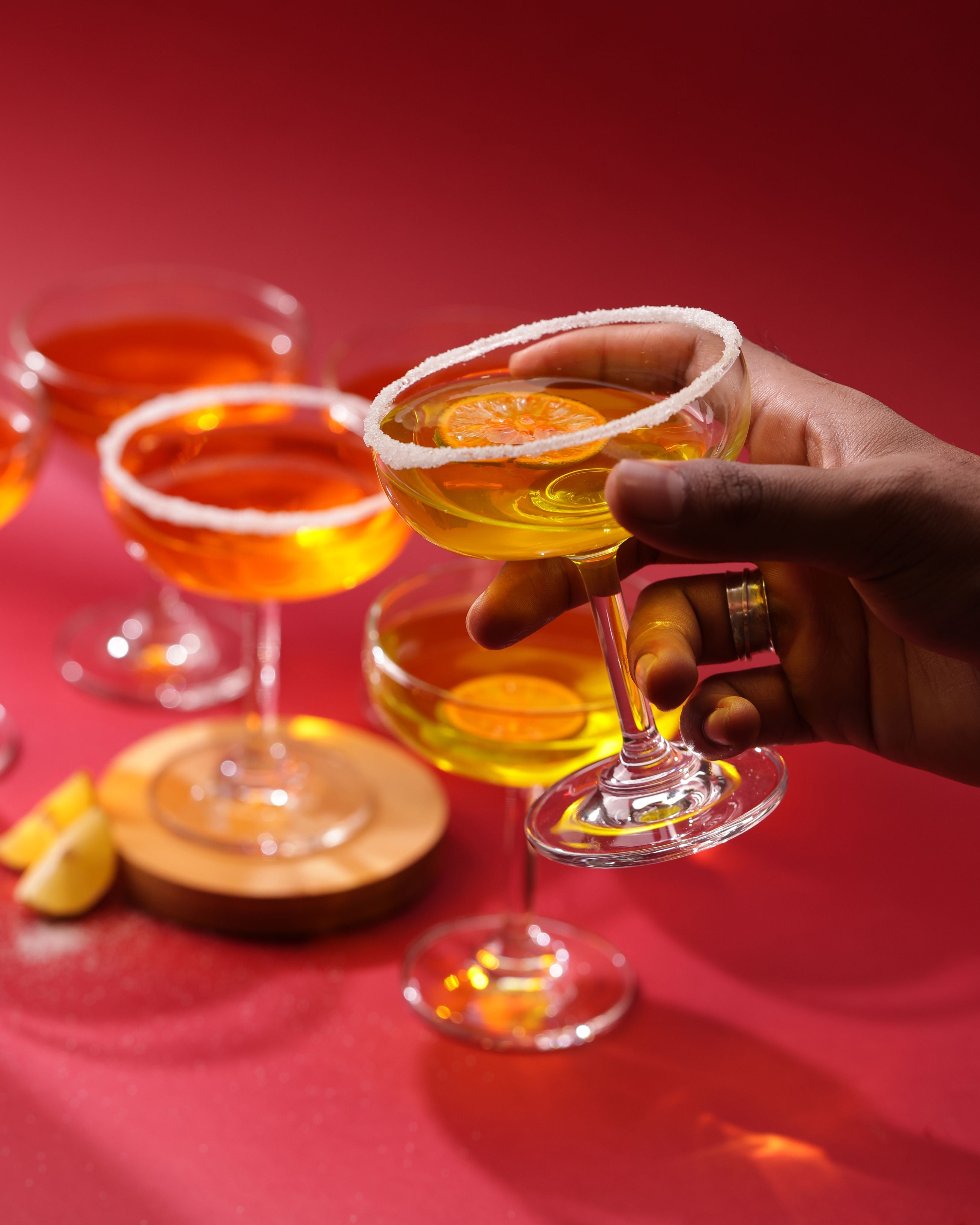 Classic Saucer Champagne Glasses, 135ml, Set of 6