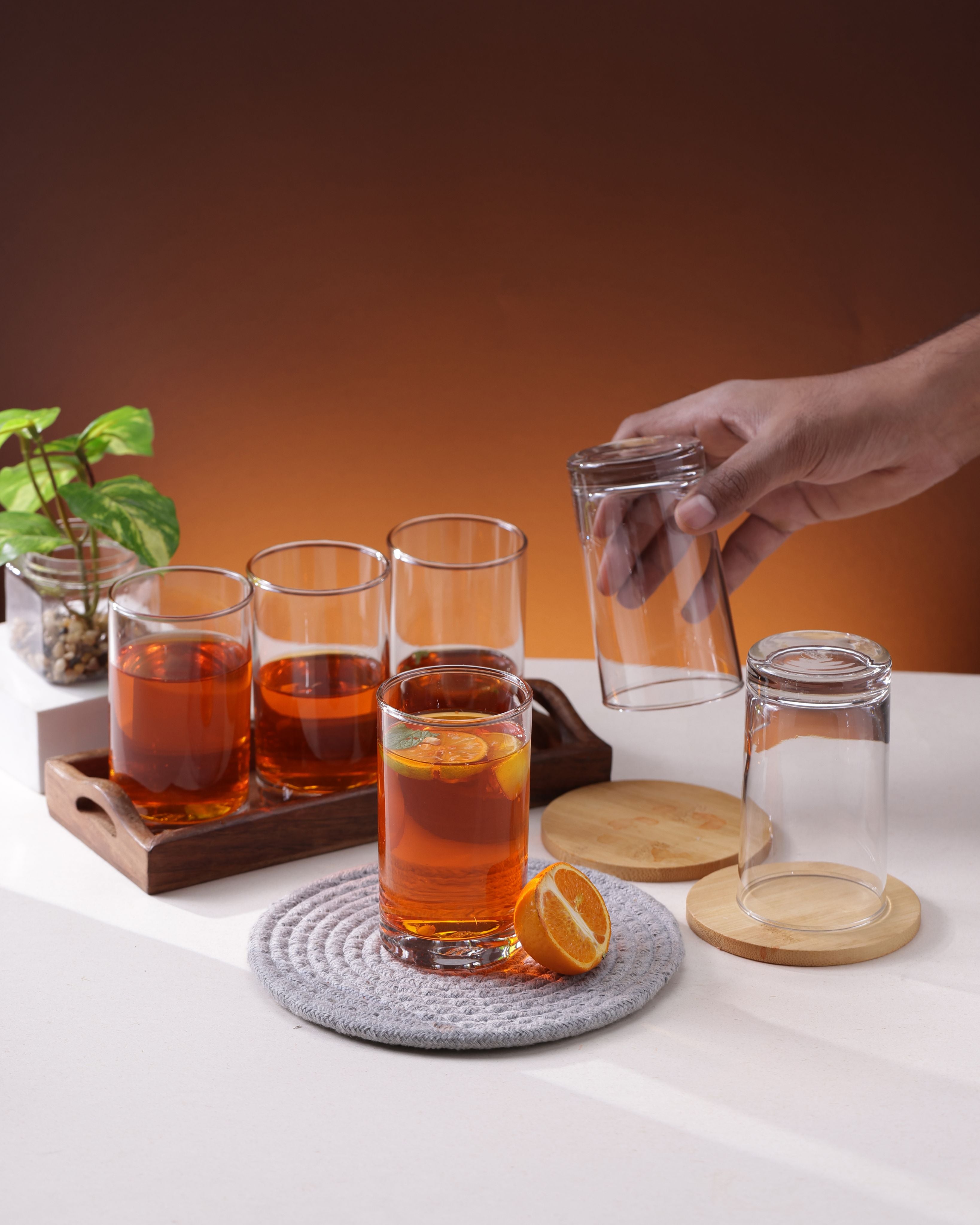 Long Cool Glasses, 245ml, Set of 6
