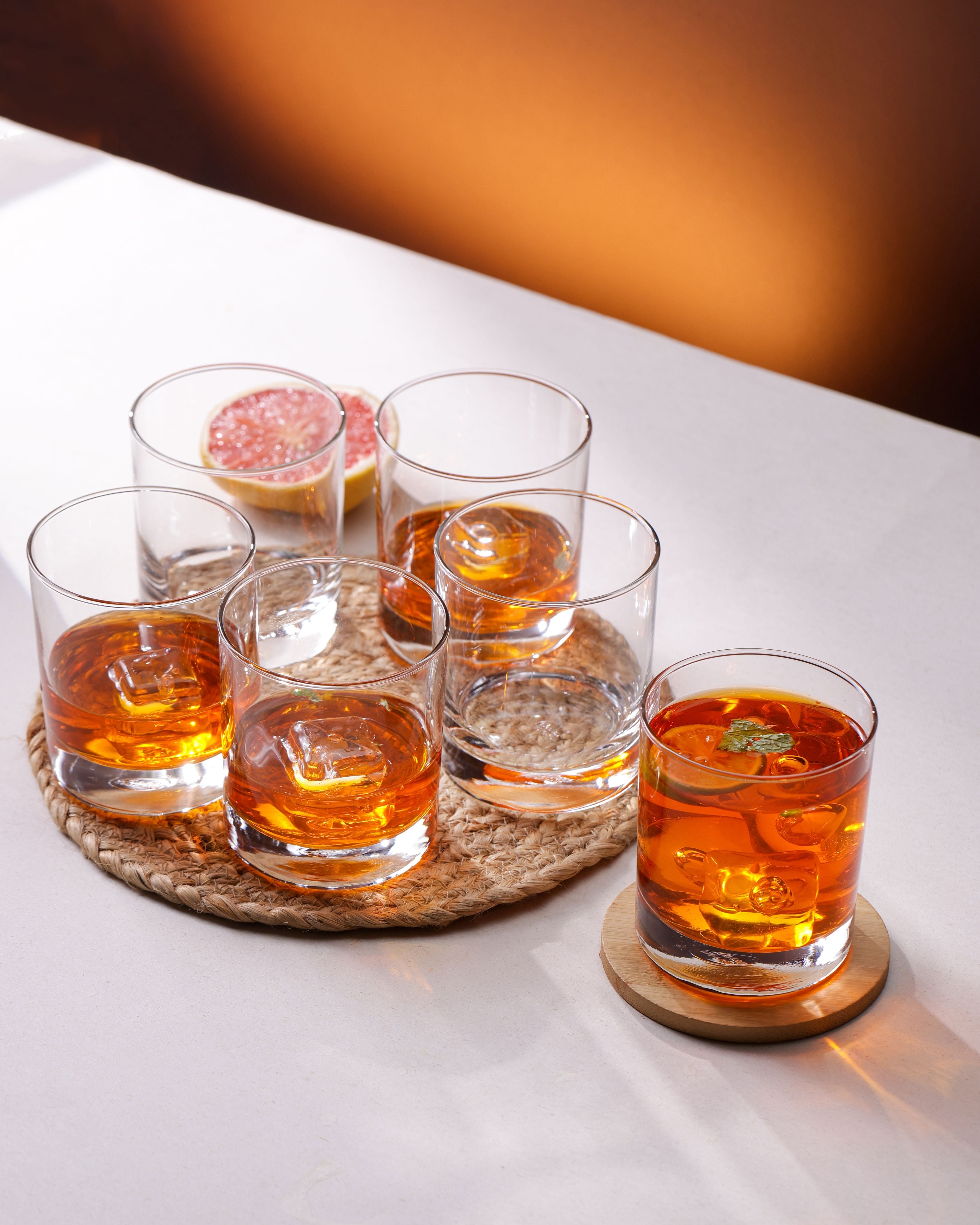San Marino Rock Glasses, 290ml, Set of 6