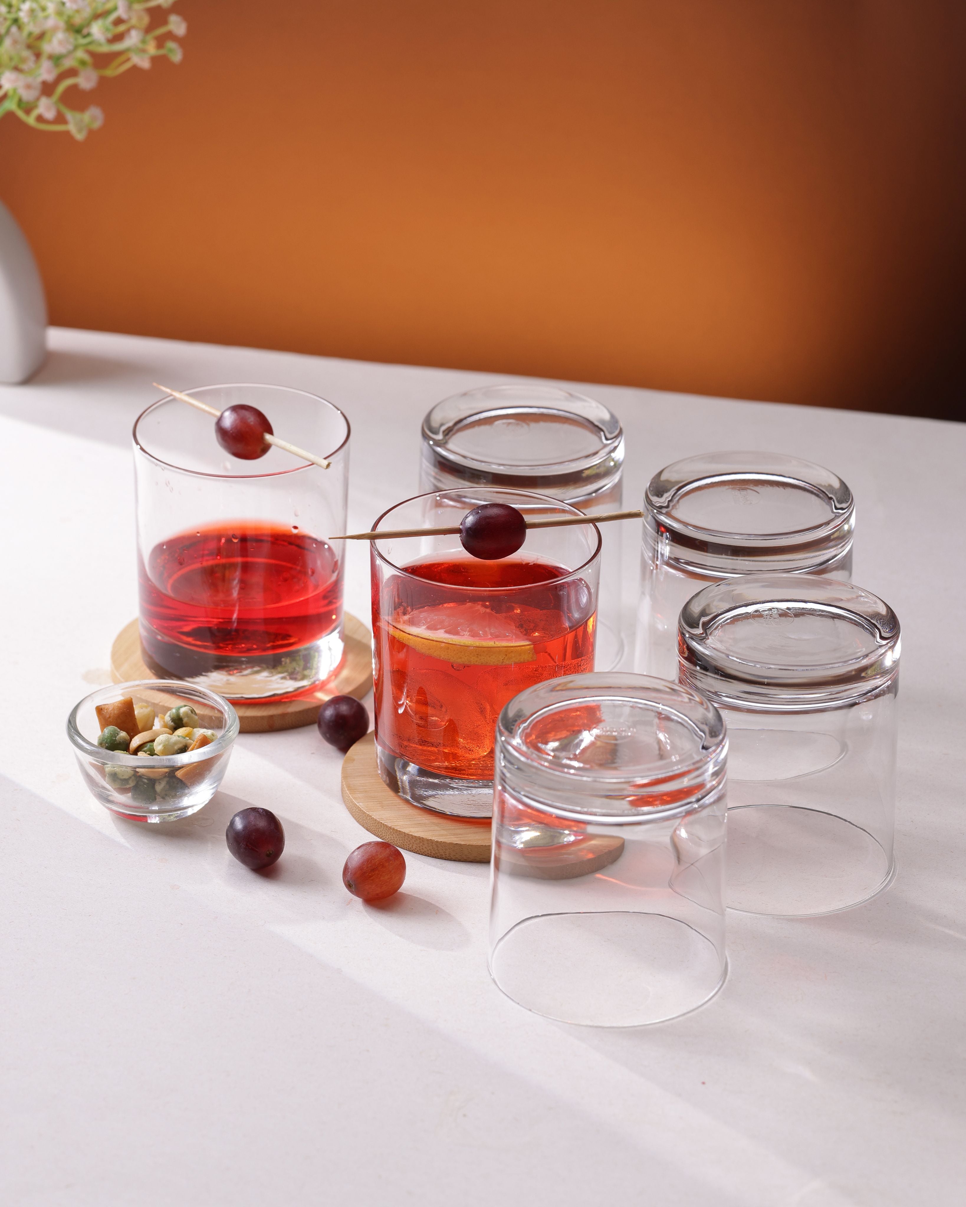 Fyn Rock Glasses, 290ml, Set of 6
