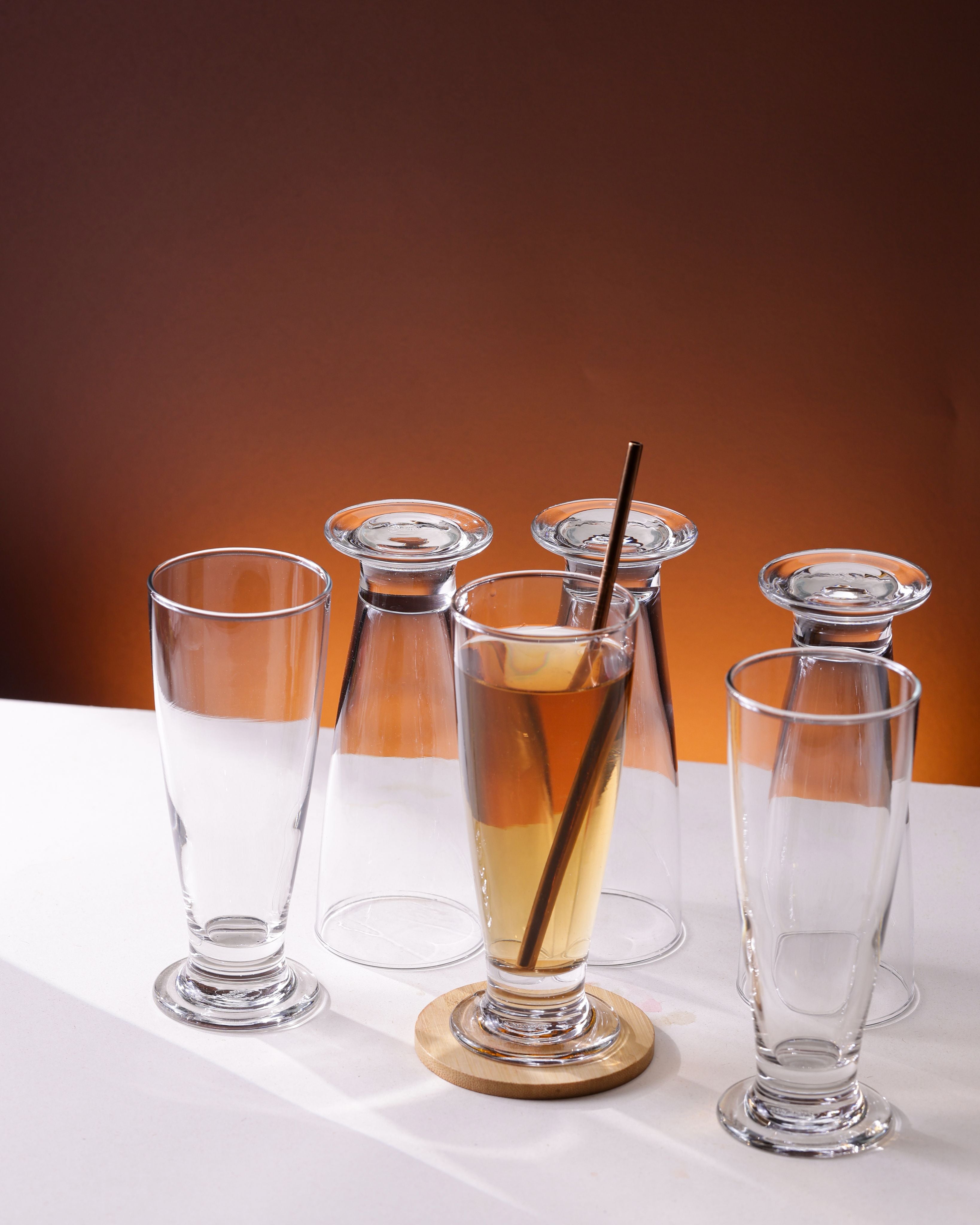 Tiara Footed Glasses, 395ml, Set of 6