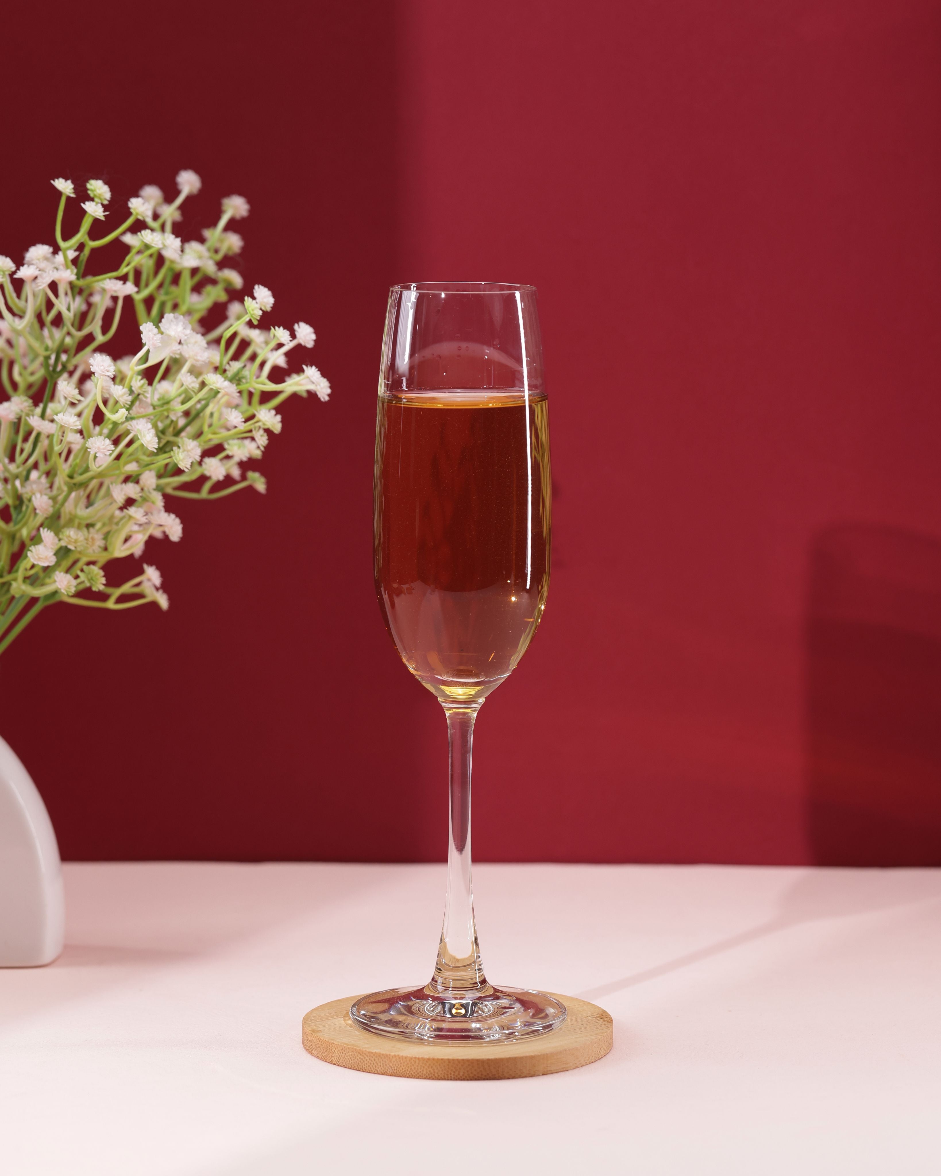 Madison Flute Champagne Glasses, 210ml, Set of 6