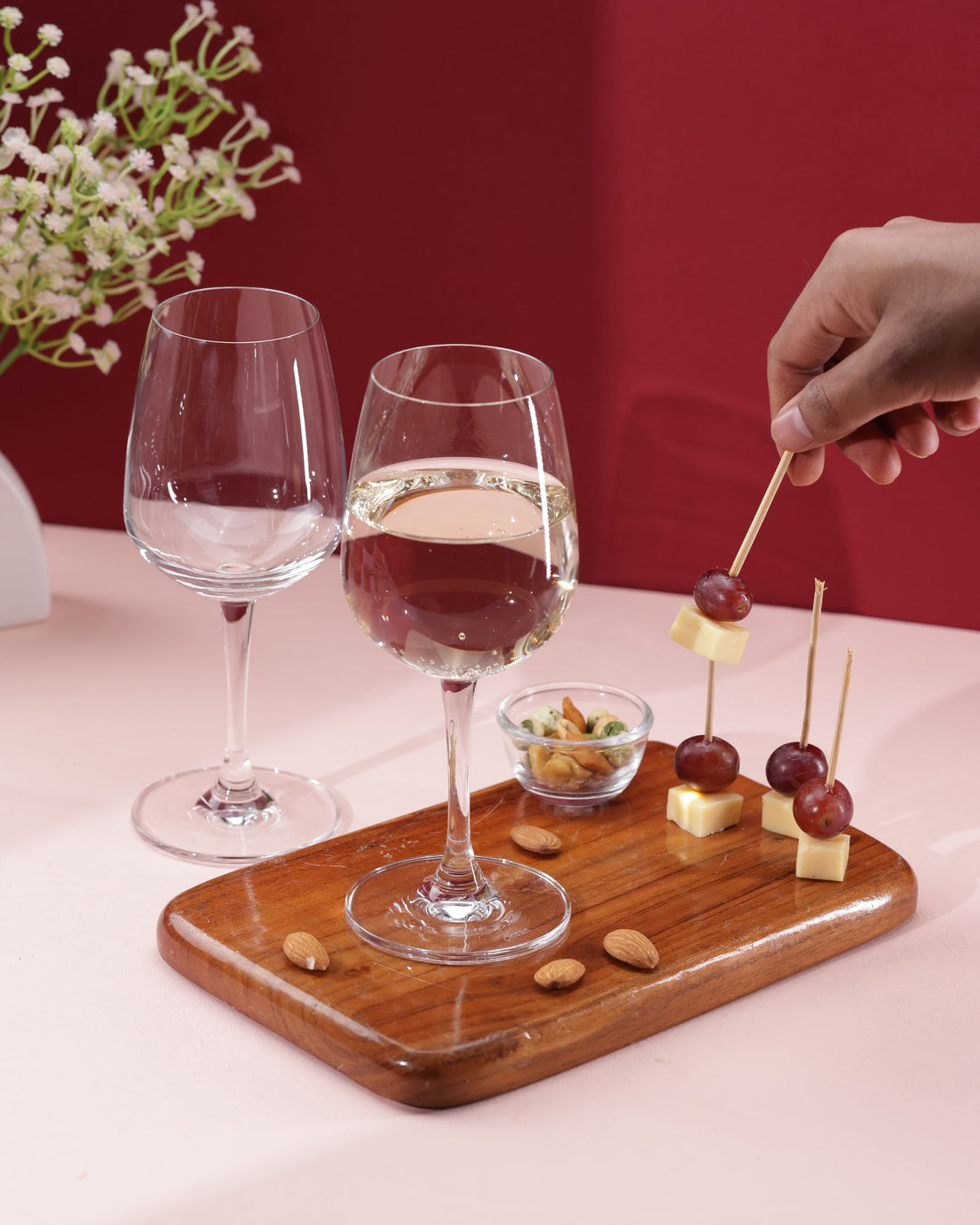 Madison White Wine Glasses, 350ml, Set of 6
