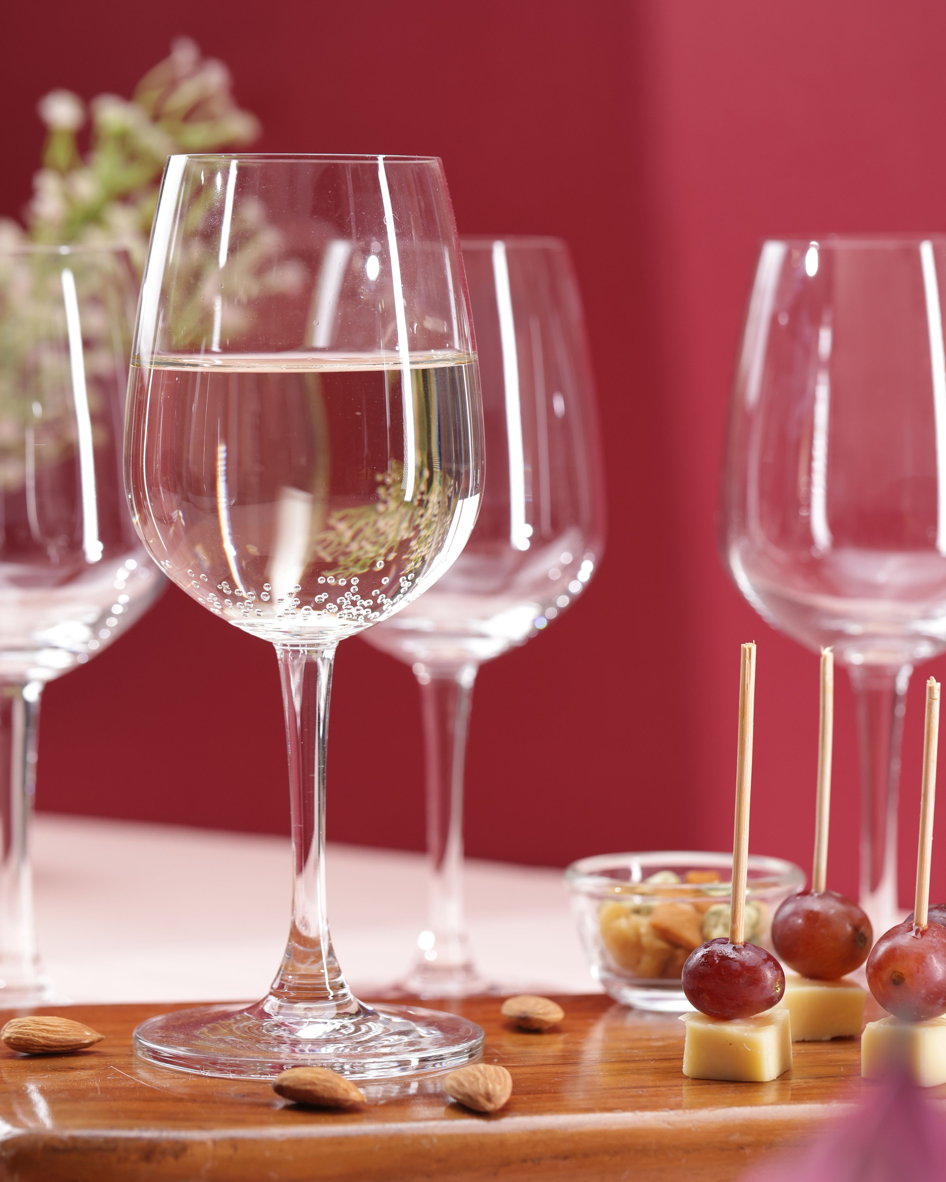 Madison White Wine Glasses, 350ml, Set of 6