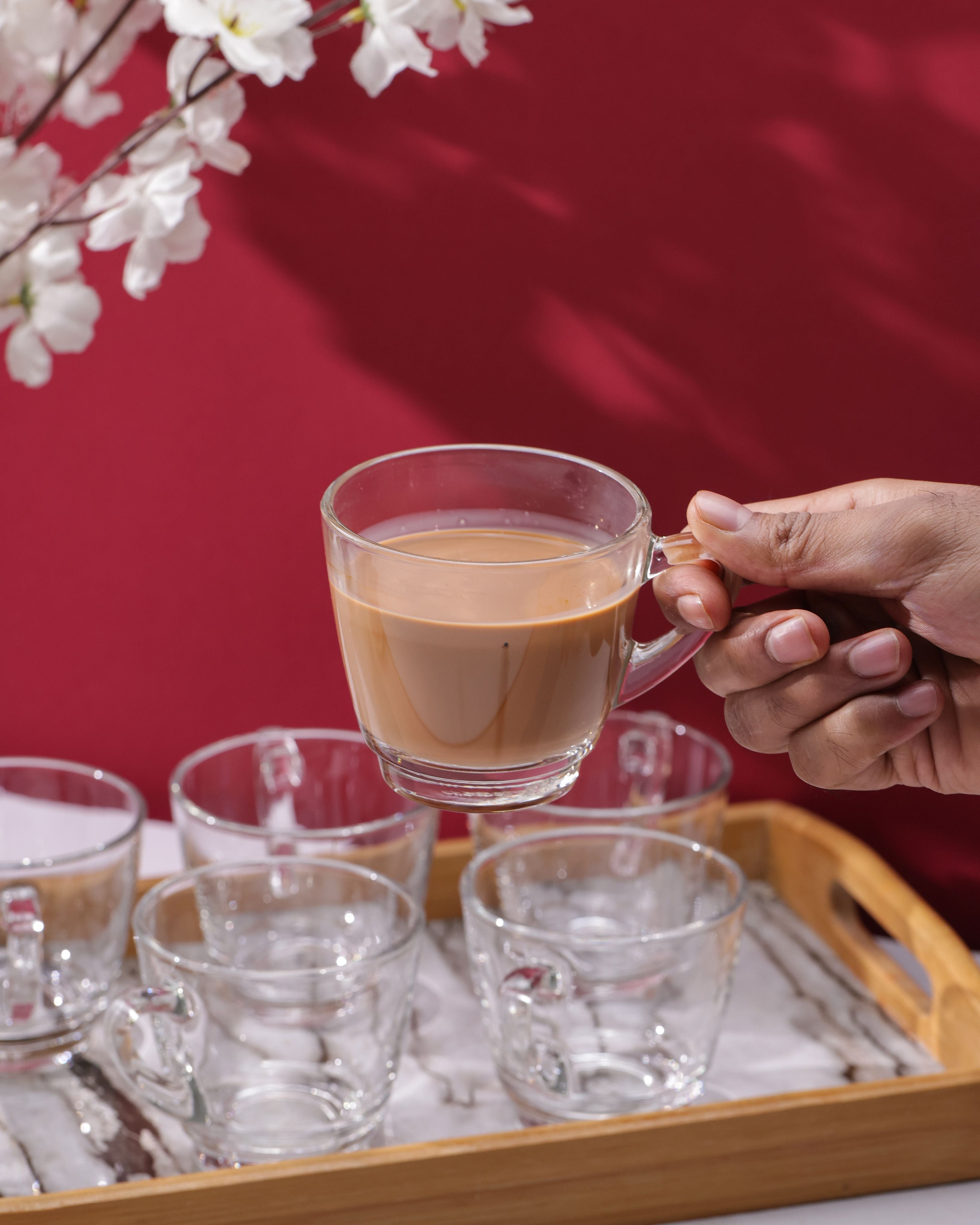 Kenya Cappuccino Cups, 245ml, Set of 6