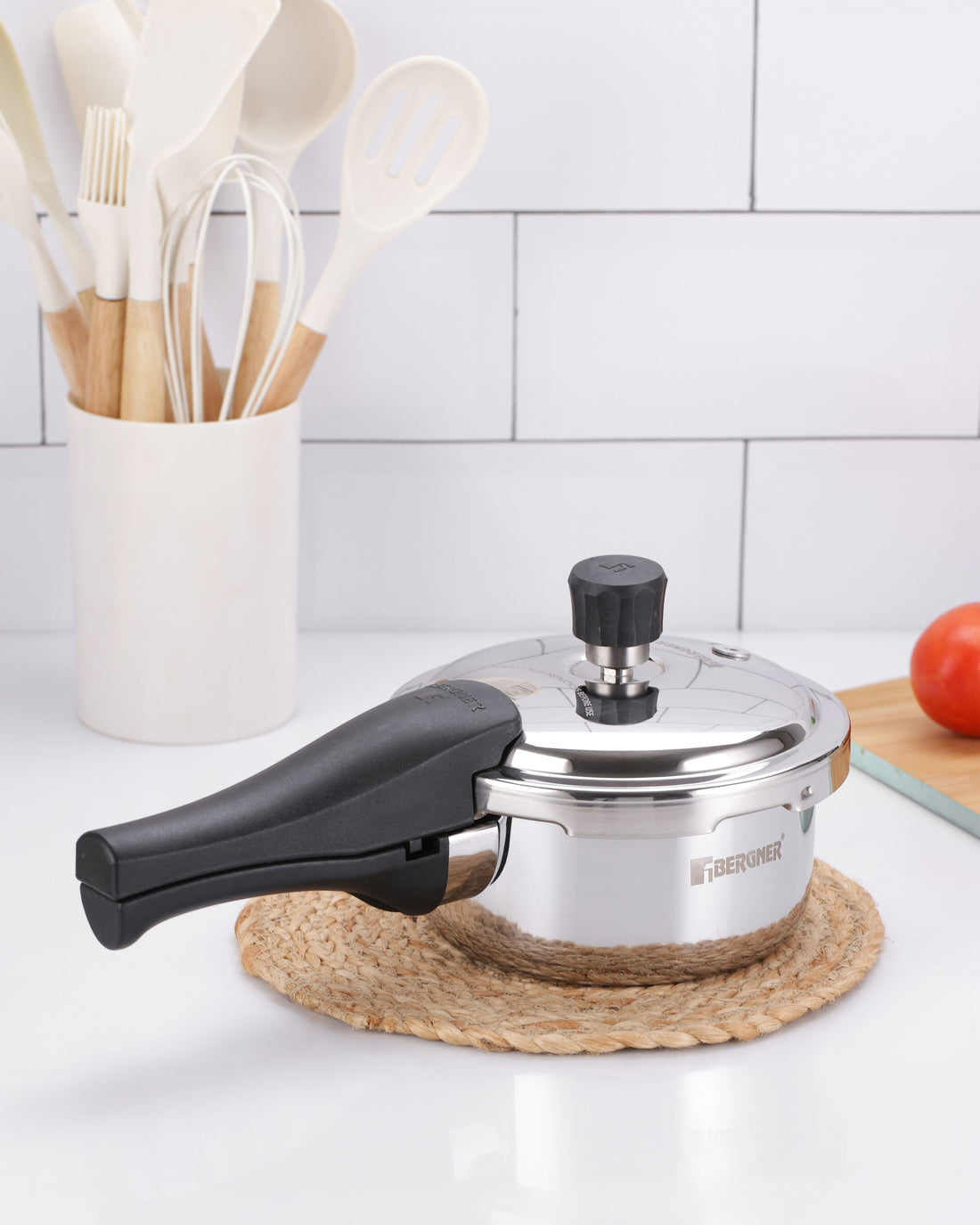 Tri-Max Junior Tri-Ply Stainless Steel Outer Lid 1L Mini Pressure Cooker