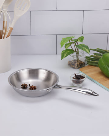 Argent Junior Chef Tri-Ply Stainless Steel 16cm Frypan - 0.7L