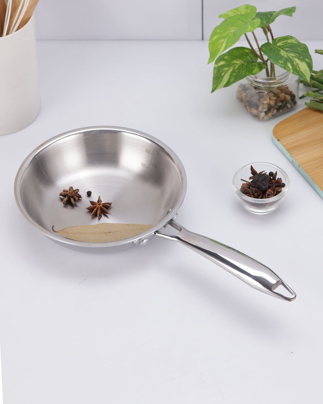 Argent Junior Chef Tri-Ply Stainless Steel 16cm Frypan - 0.7L