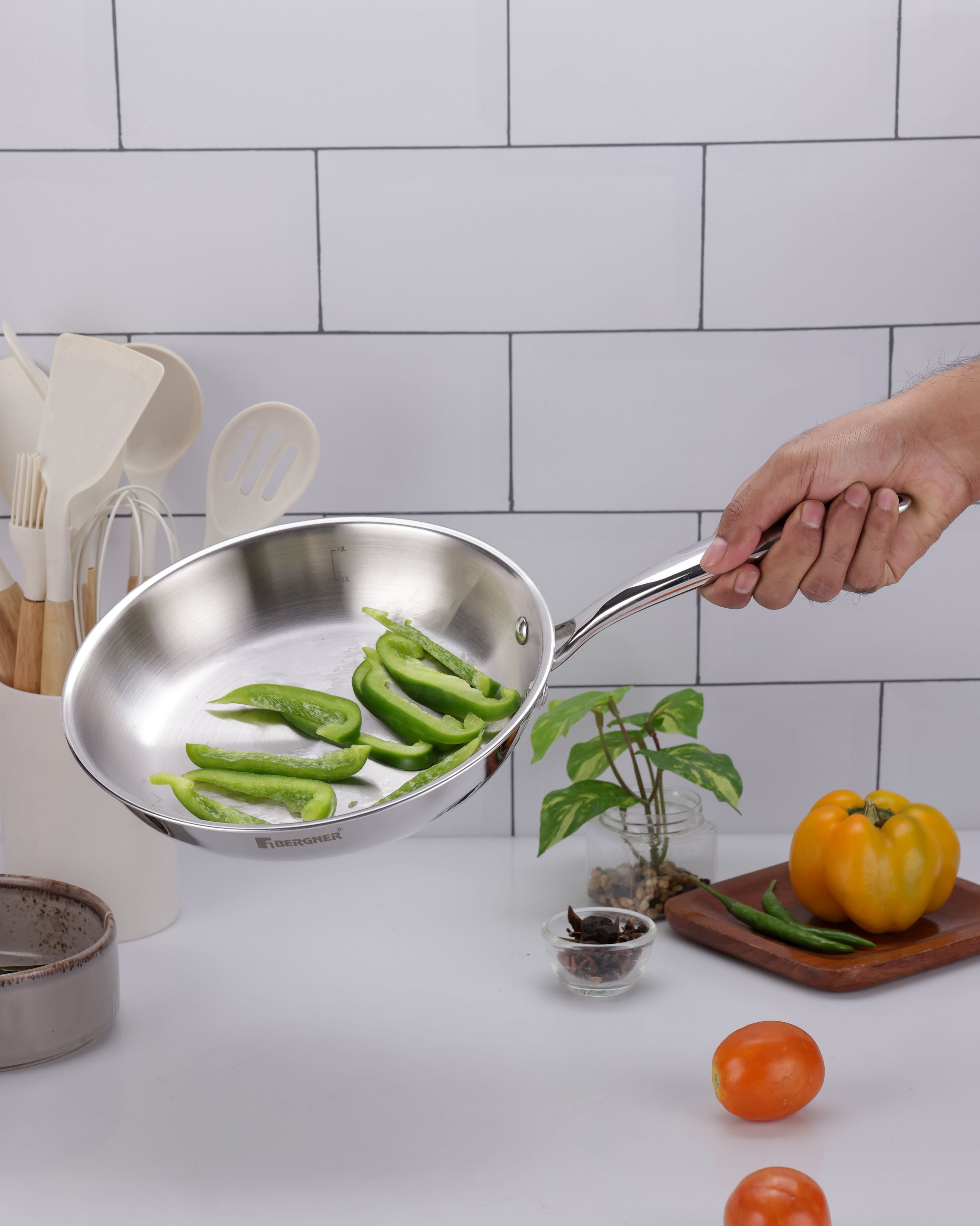 Argent Tri-Ply Stainless Steel 22cm Frypan