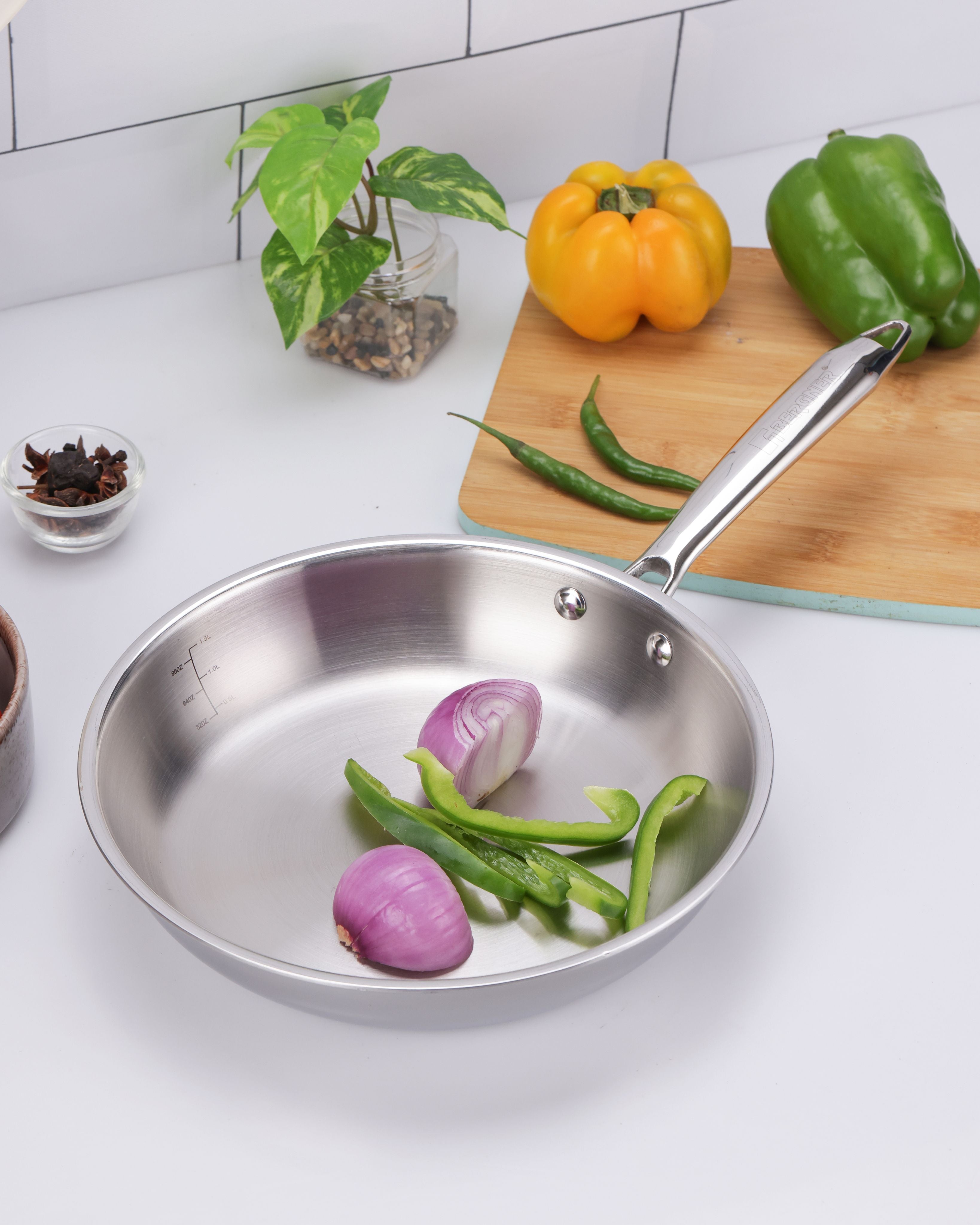 Argent Tri-Ply Stainless Steel 24cm Frypan