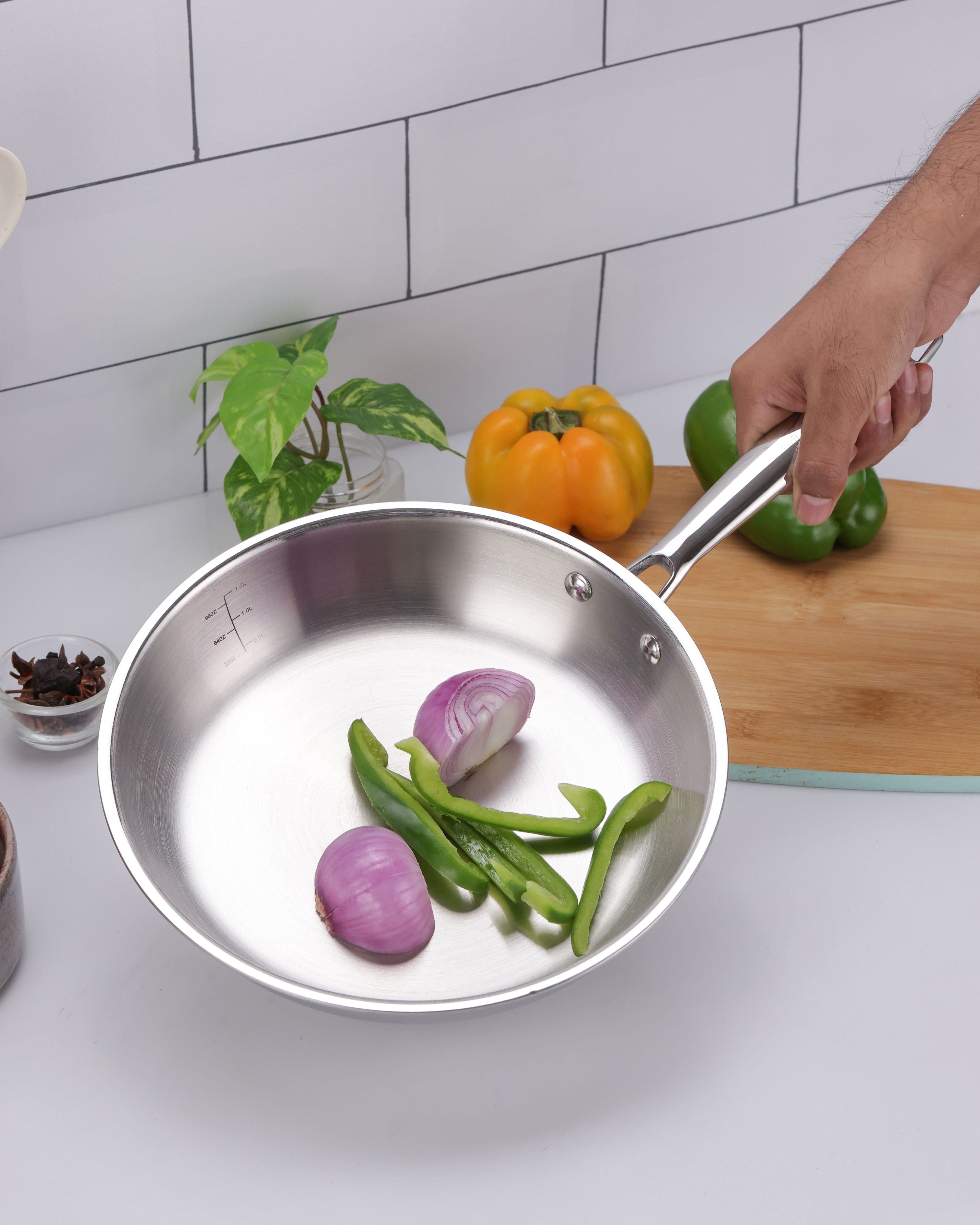 Argent Tri-Ply Stainless Steel 24cm Frypan