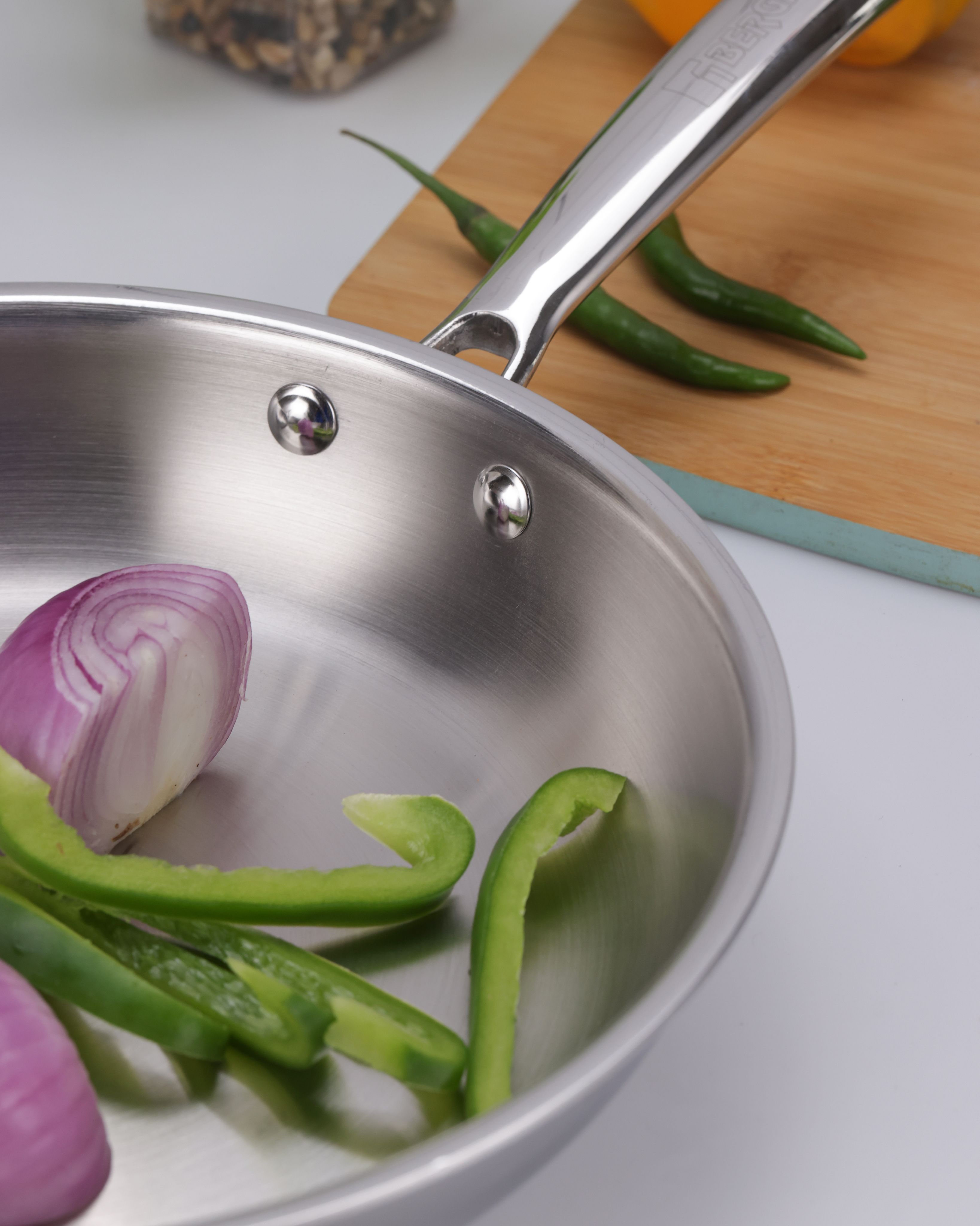 Argent Tri-Ply Stainless Steel 24cm Frypan