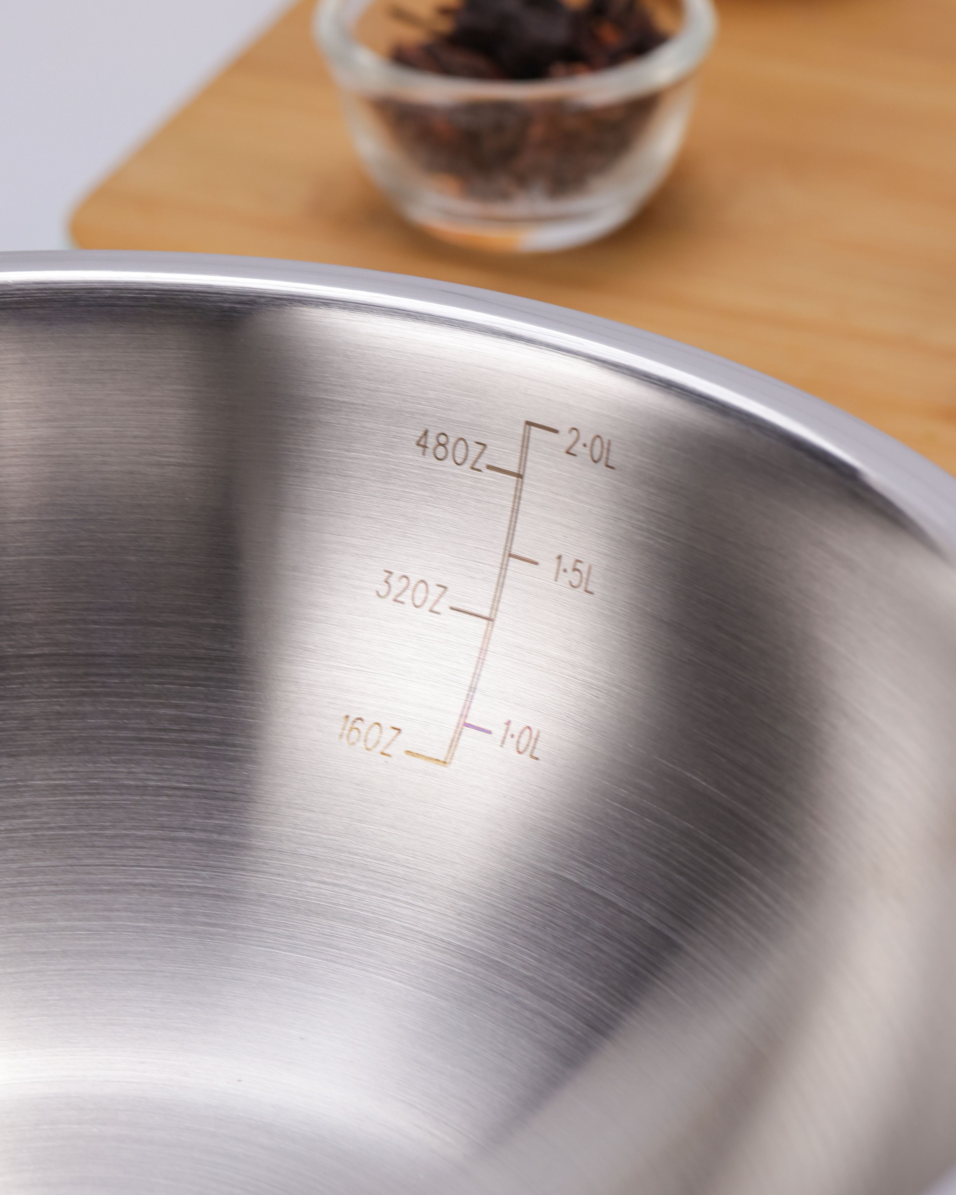 Argent Tri-Ply Stainless 22cm Steel Tasra with Lid - 2.25L