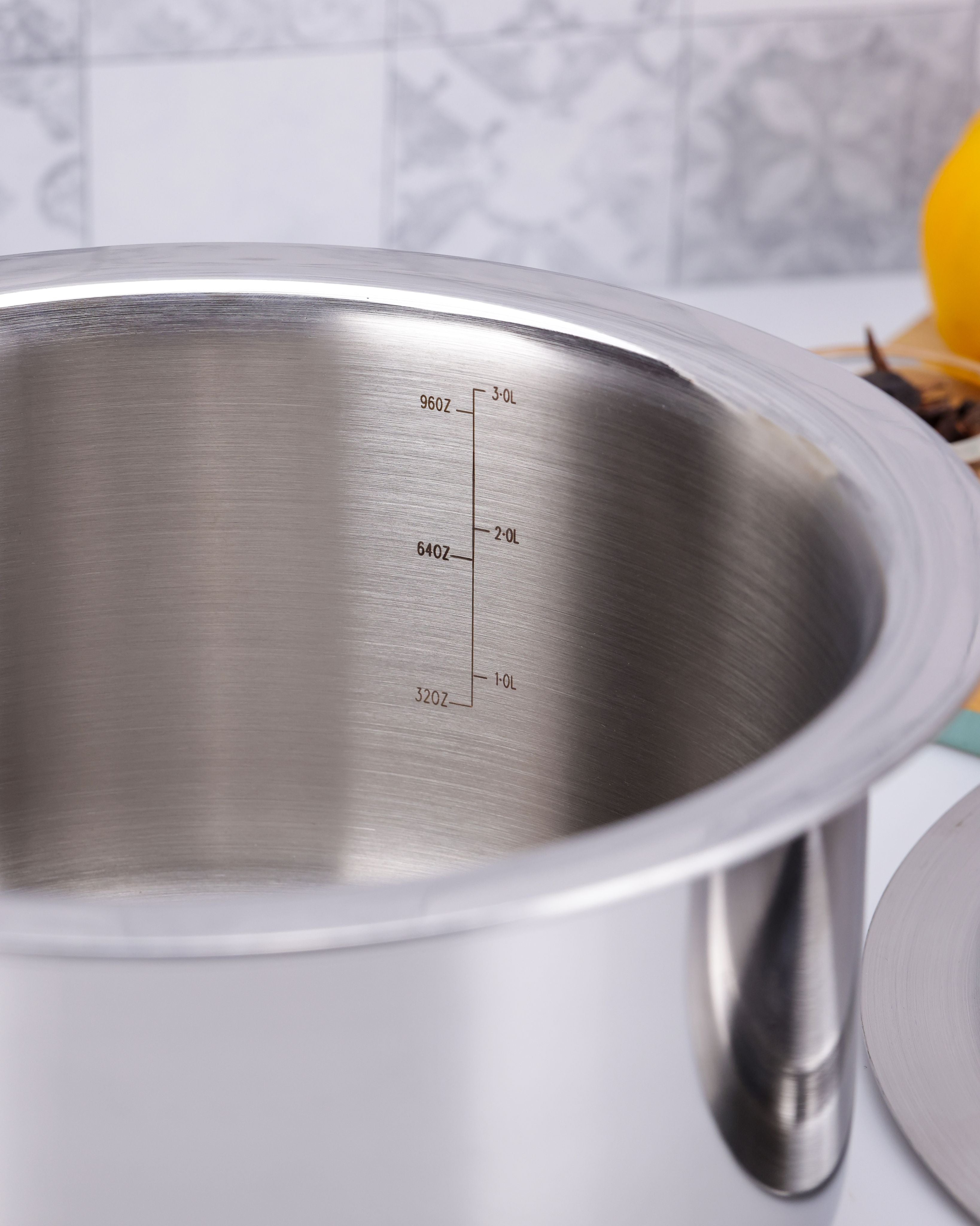 Argent Tri-Ply Stainless Steel 20cm Tope with Lid - 3.7L