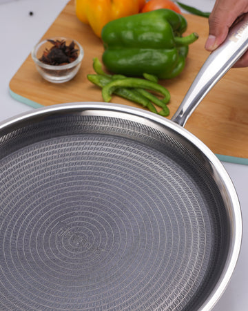 Hi-Tech Tri-Ply Stainless Steel Non-Stick 30cm Dosa Tawa
