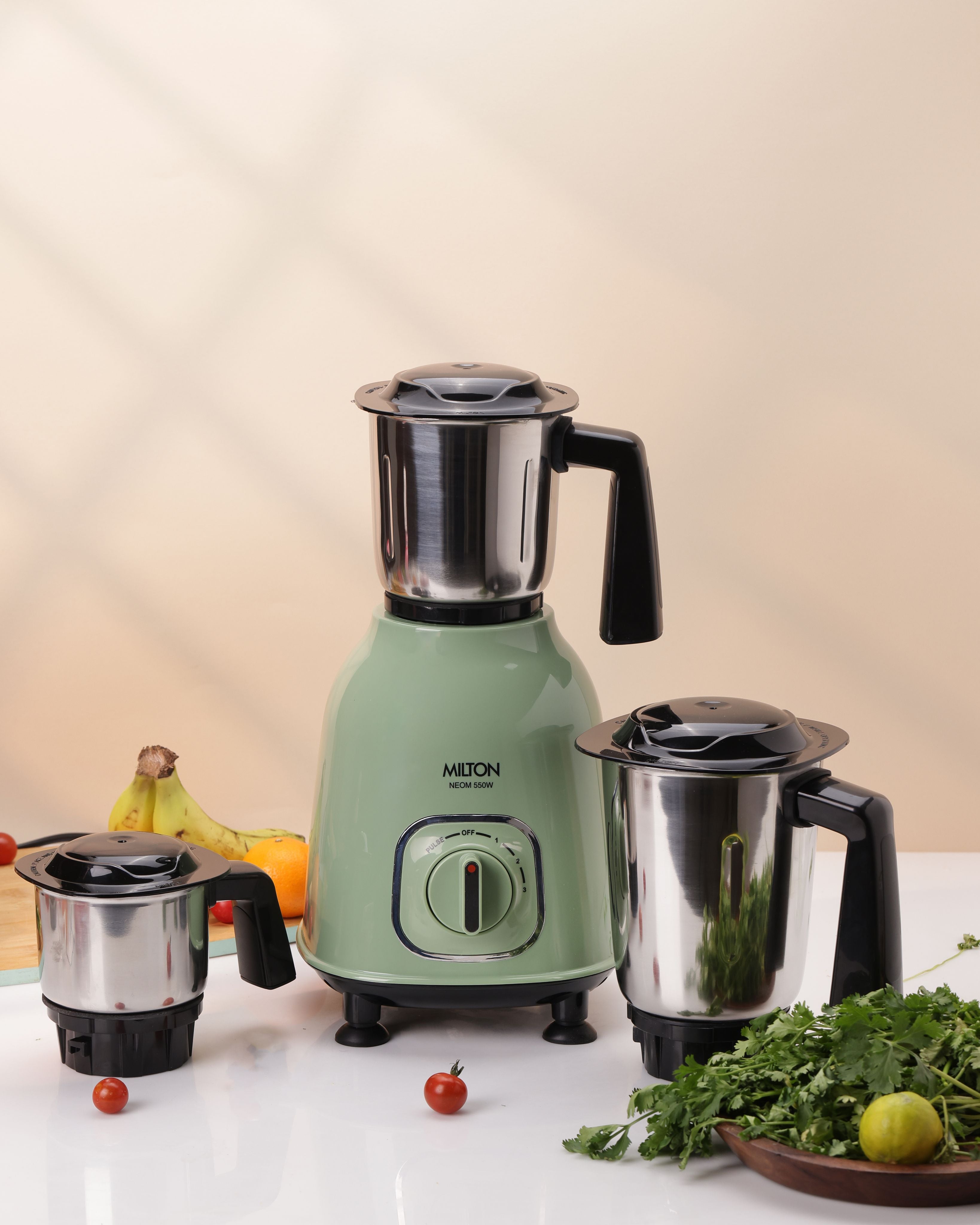 Neom Mixer Grinder - 3 Jar (550W)