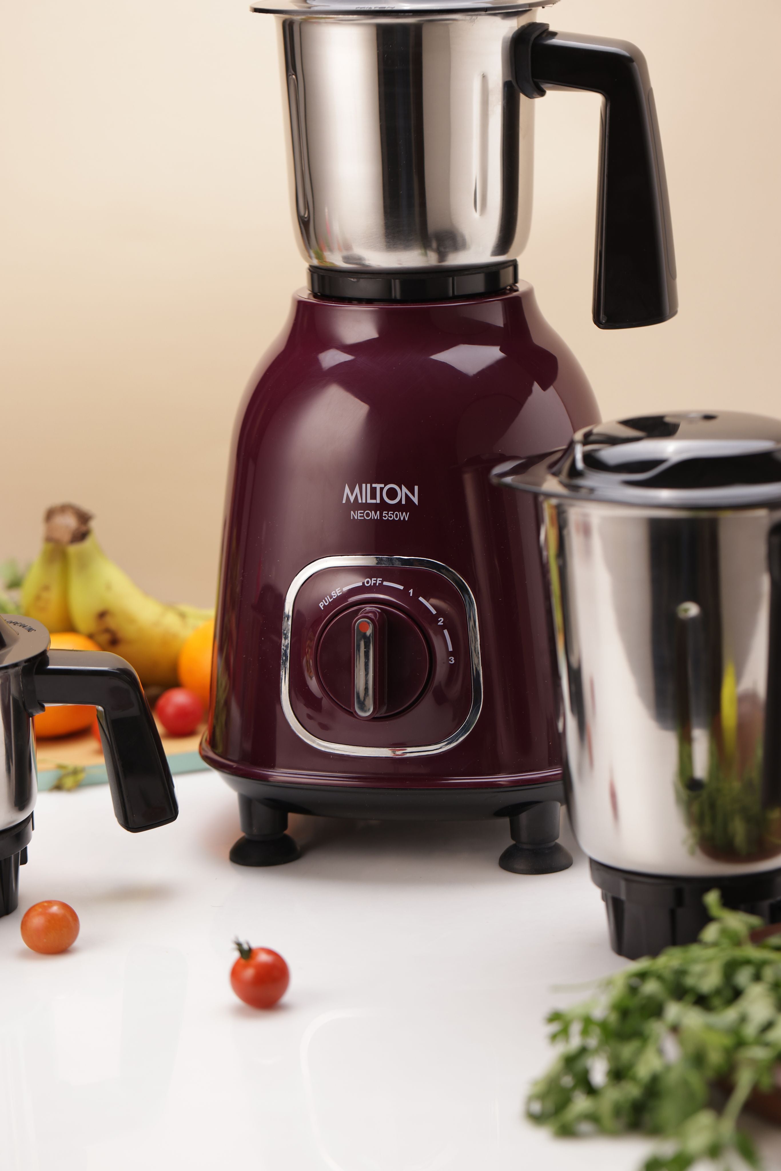 Neom Mixer Grinder - 3 Jar (550W)