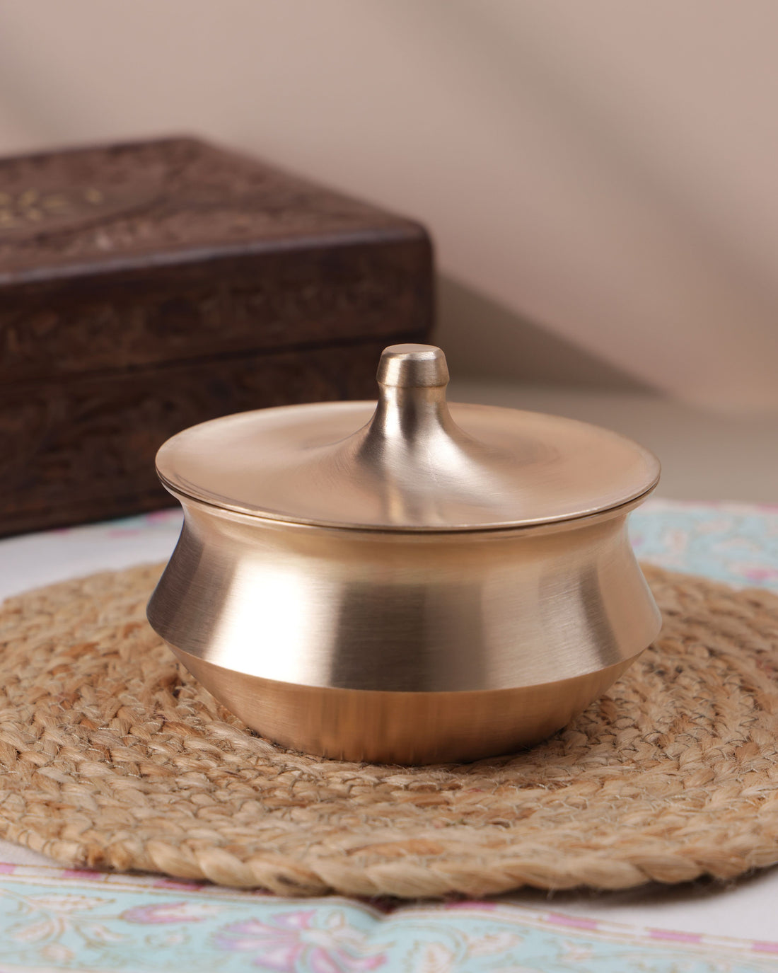 Bronze Handi with Lid, 240ml