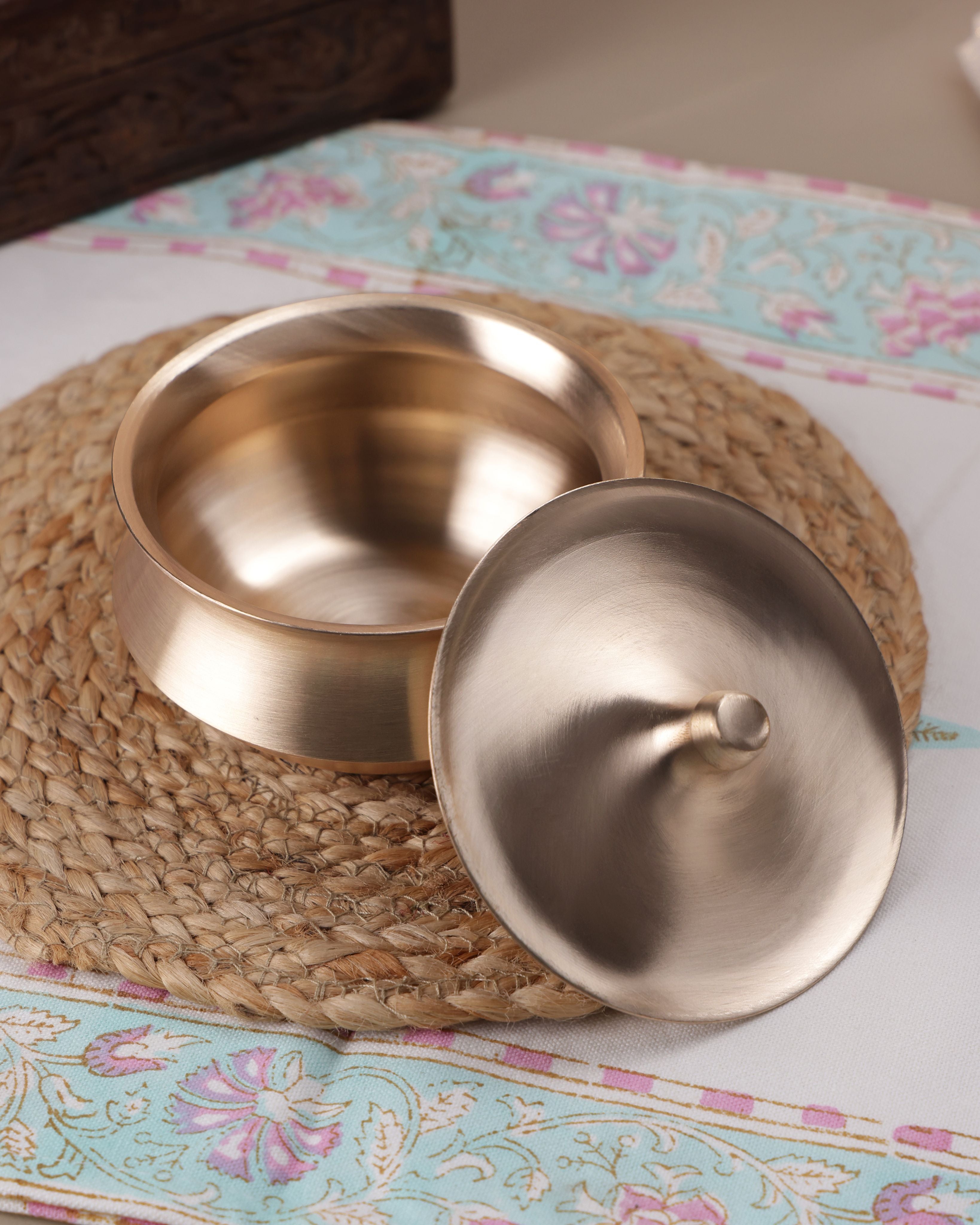 Bronze Handi with Lid, 240ml