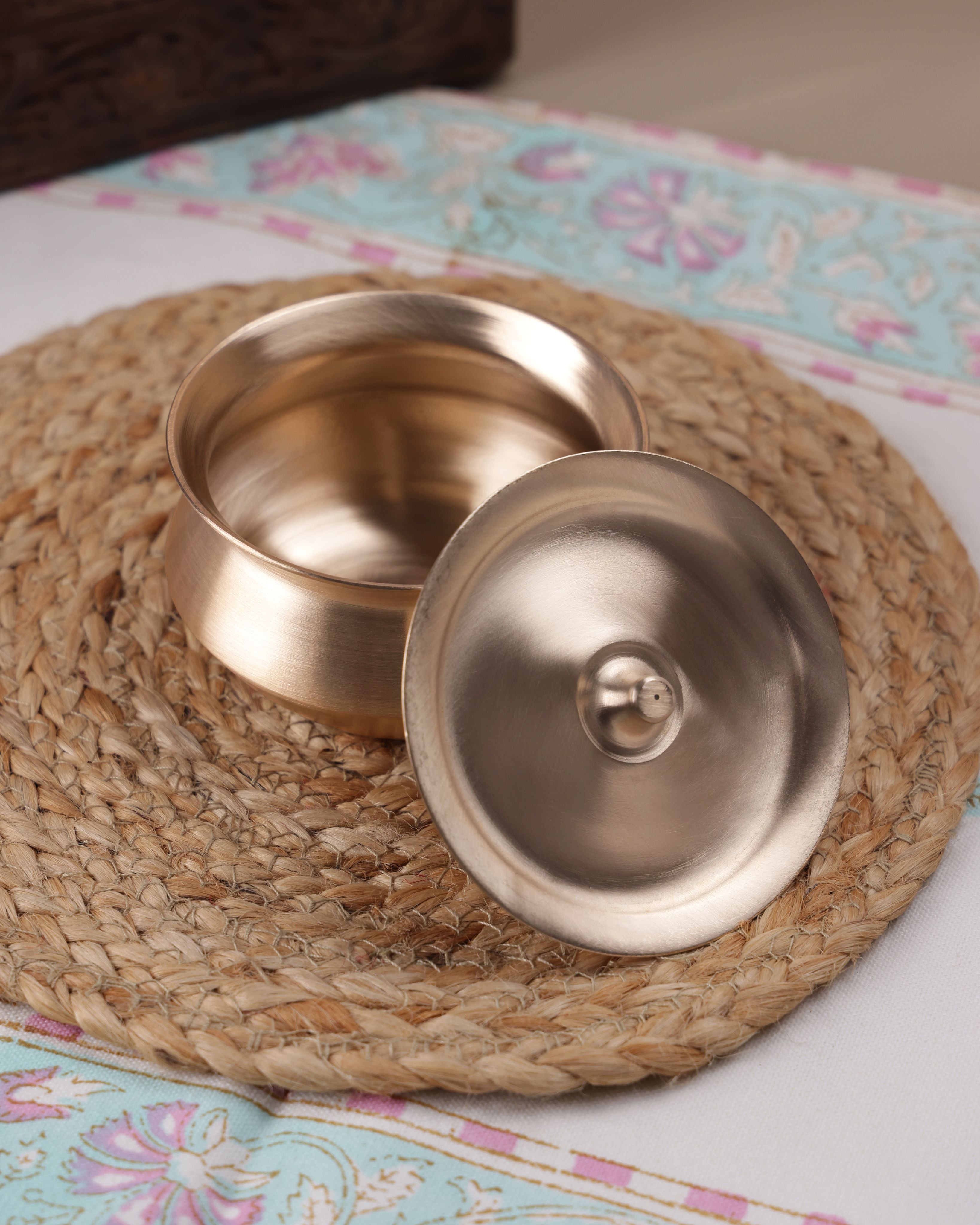 Bronze Handi with Lid, 420ml