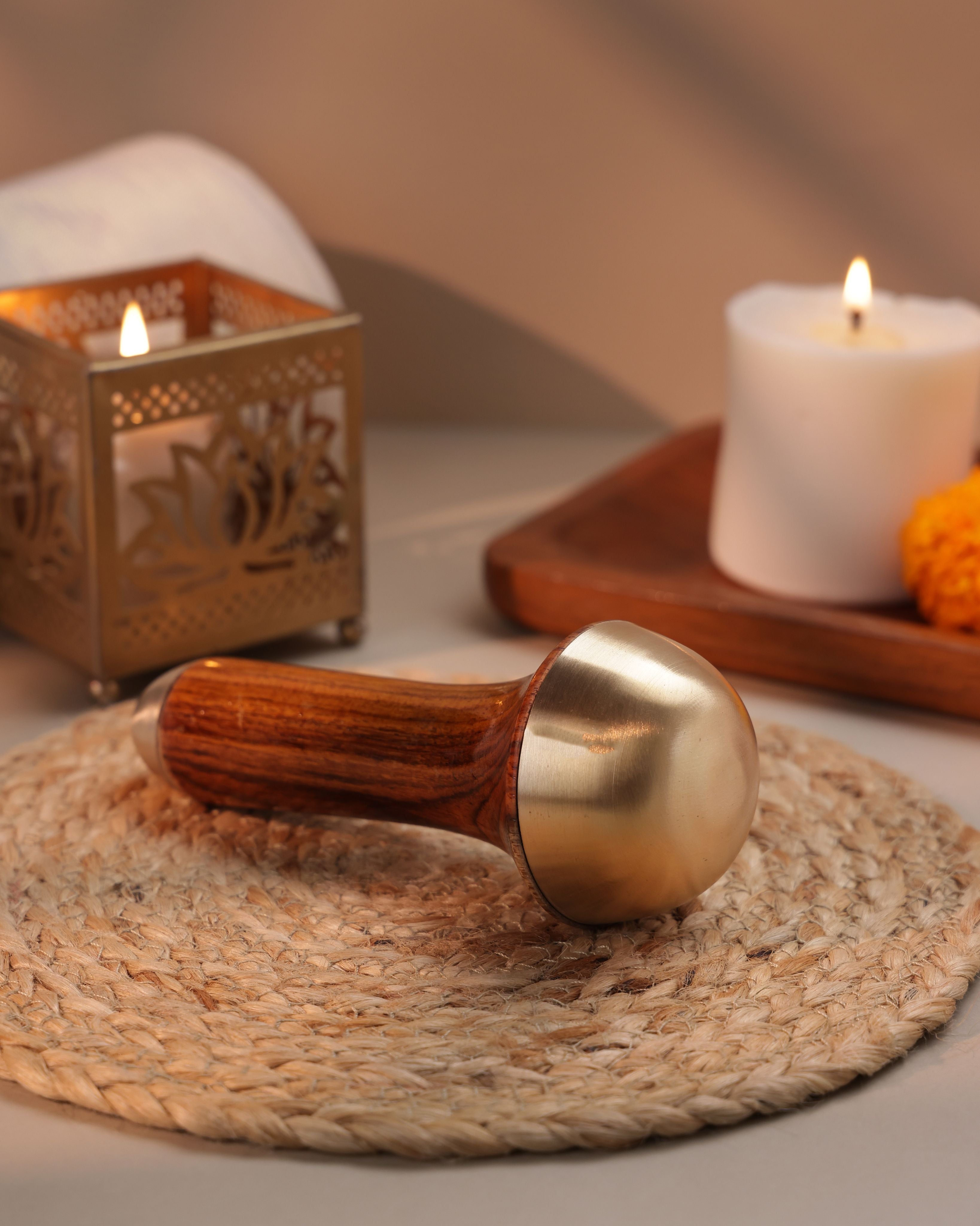 Bronze Double Sided 15.25cm Massager