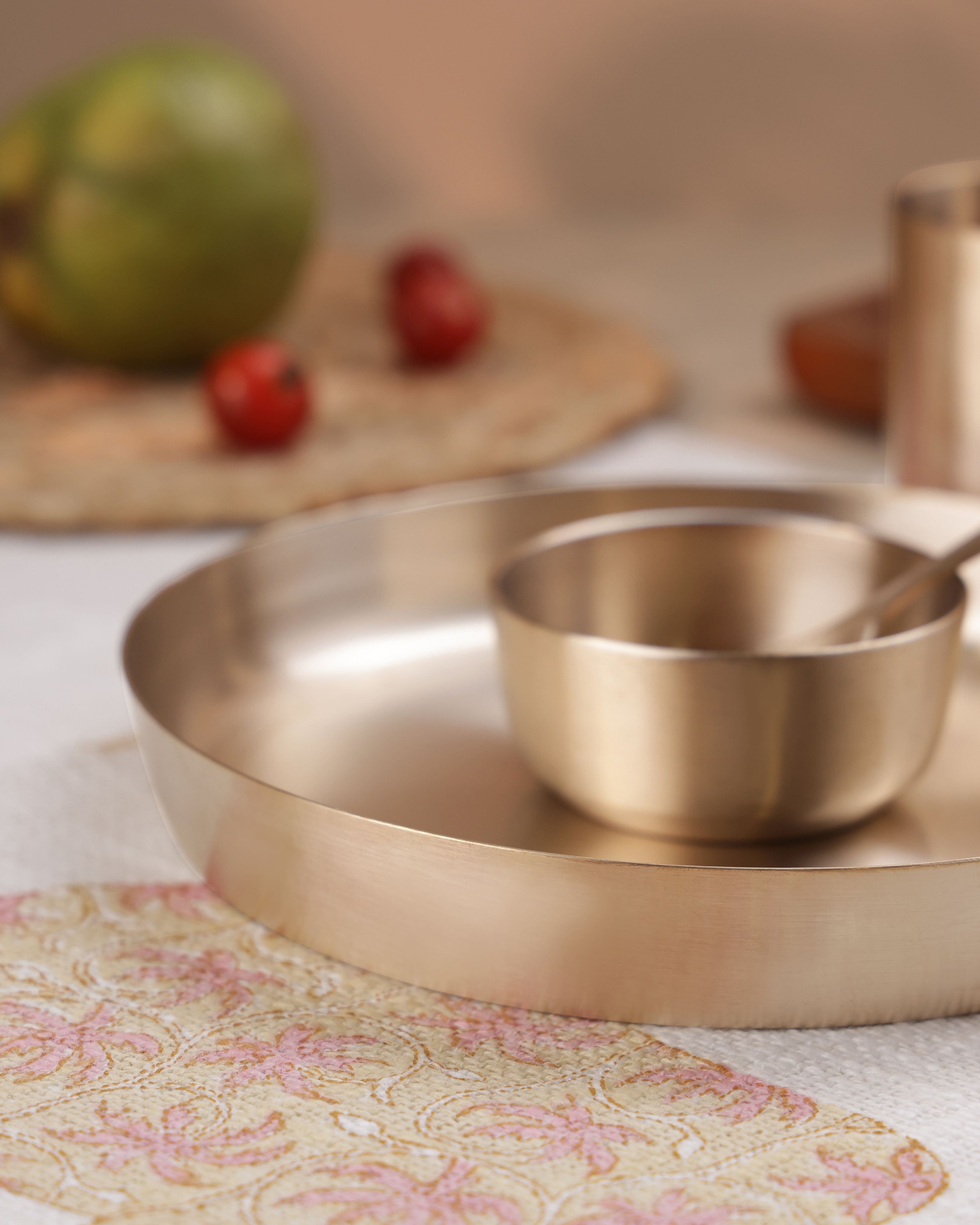 Bronze Baby Thali Set
