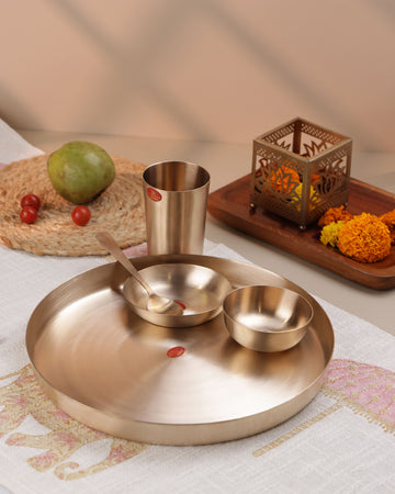 Bronze Delight Thali Set