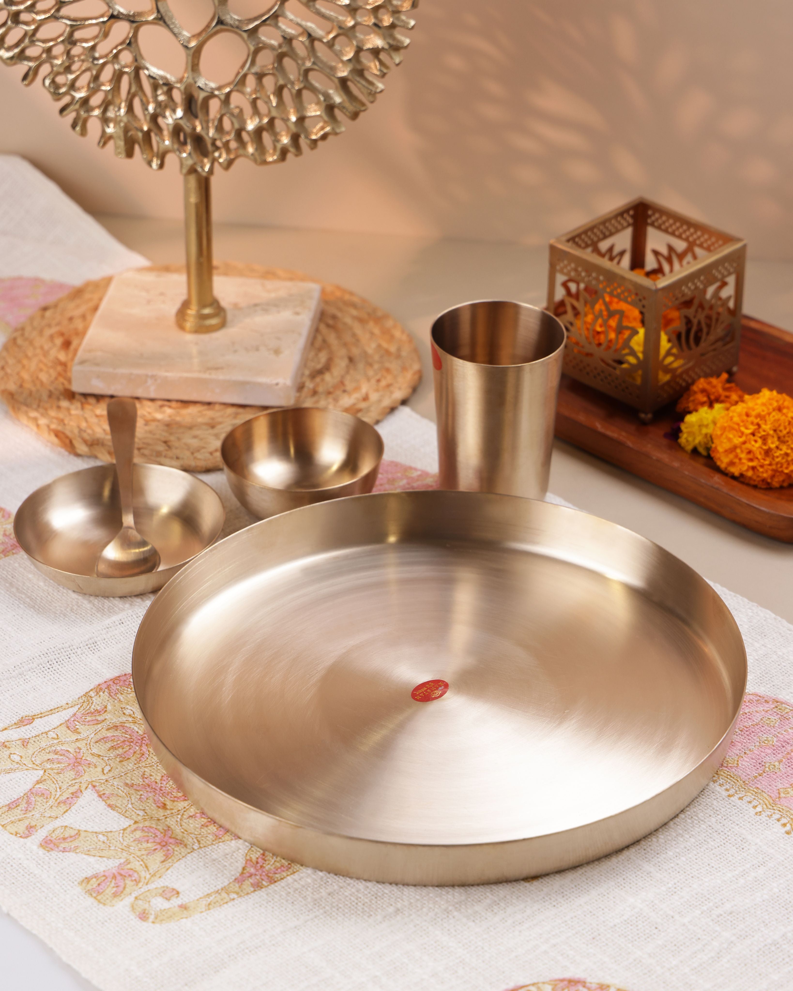 Bronze Delight Thali Set