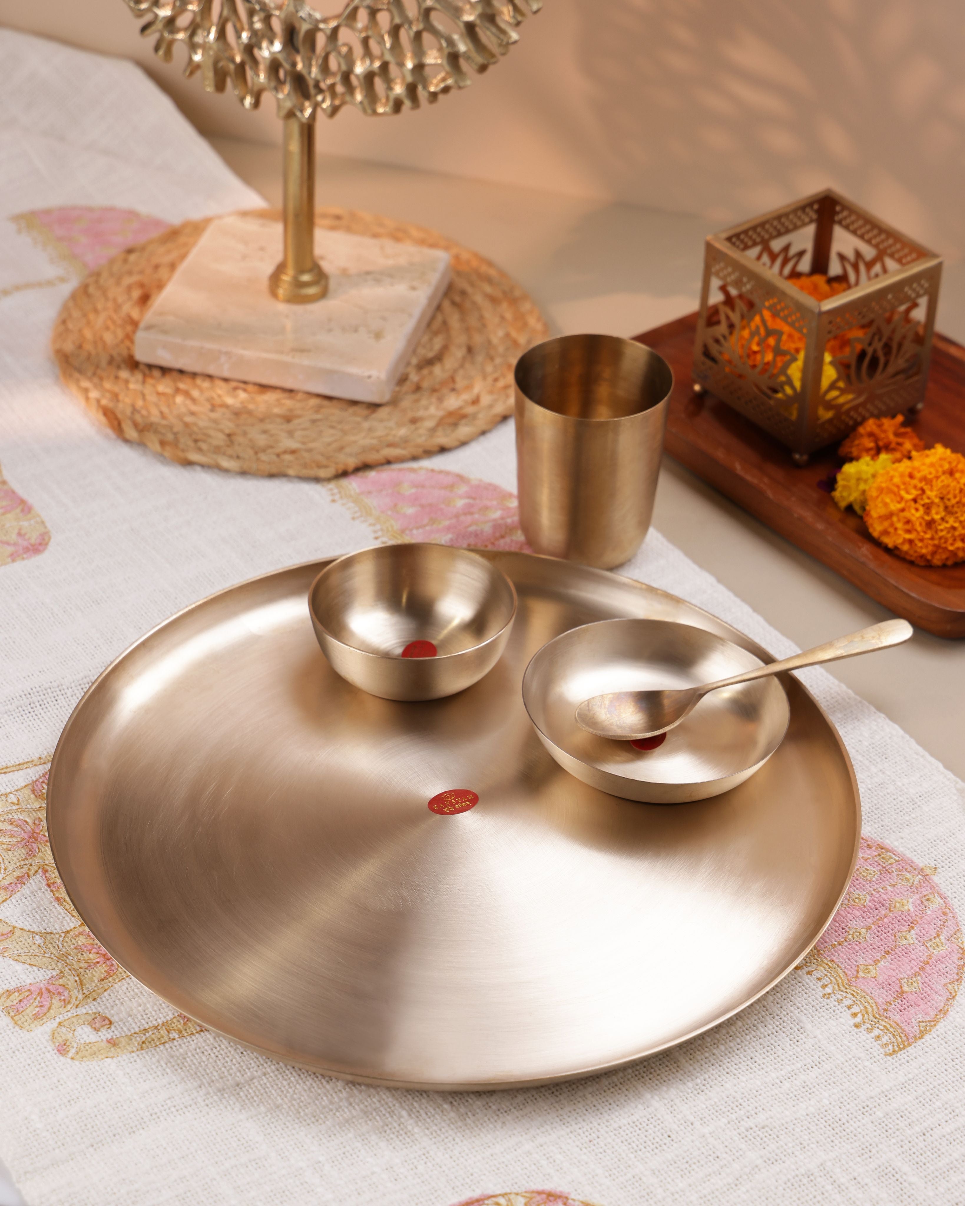 Bronze Platinum Dinner Set