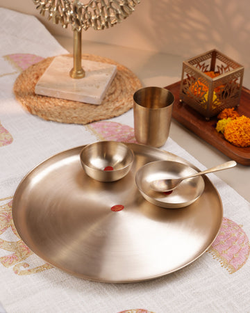 Bronze Platinum Dinner Set