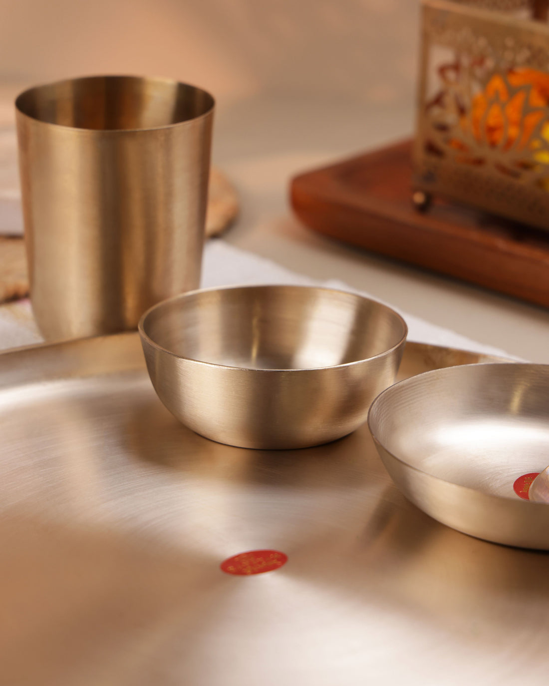 Bronze Platinum Dinner Set