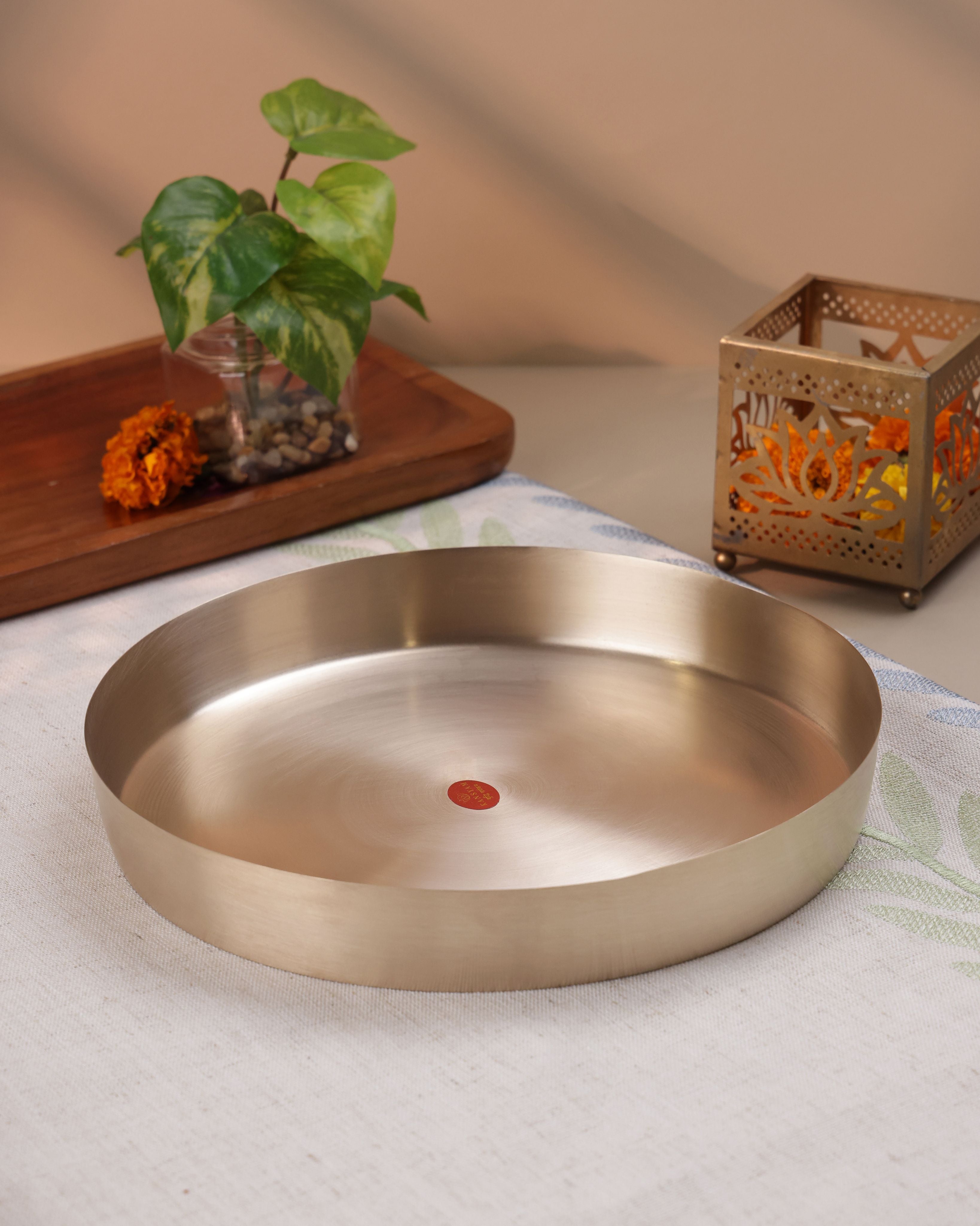 Bronze 19cm Thali