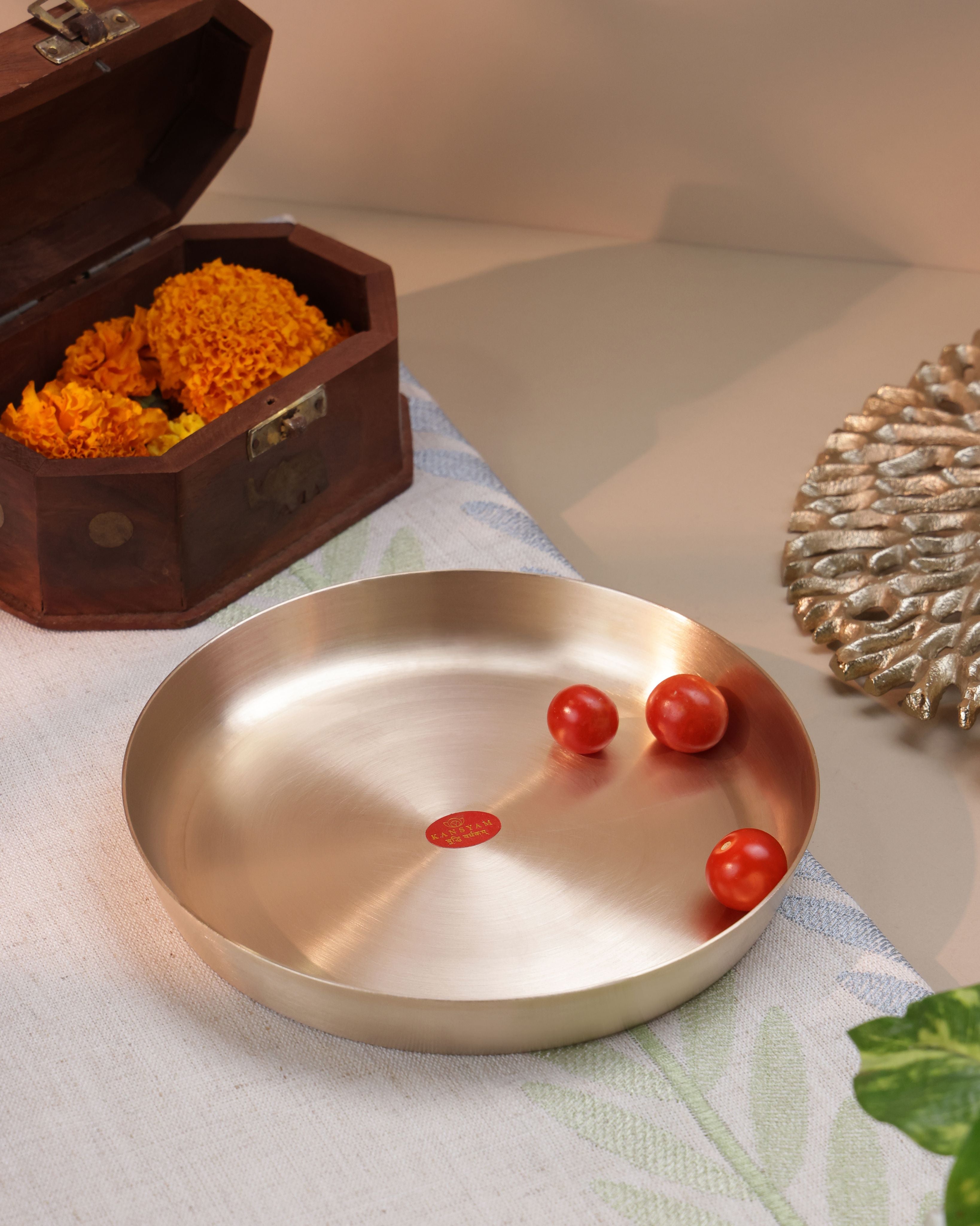Bronze 17cm Thali