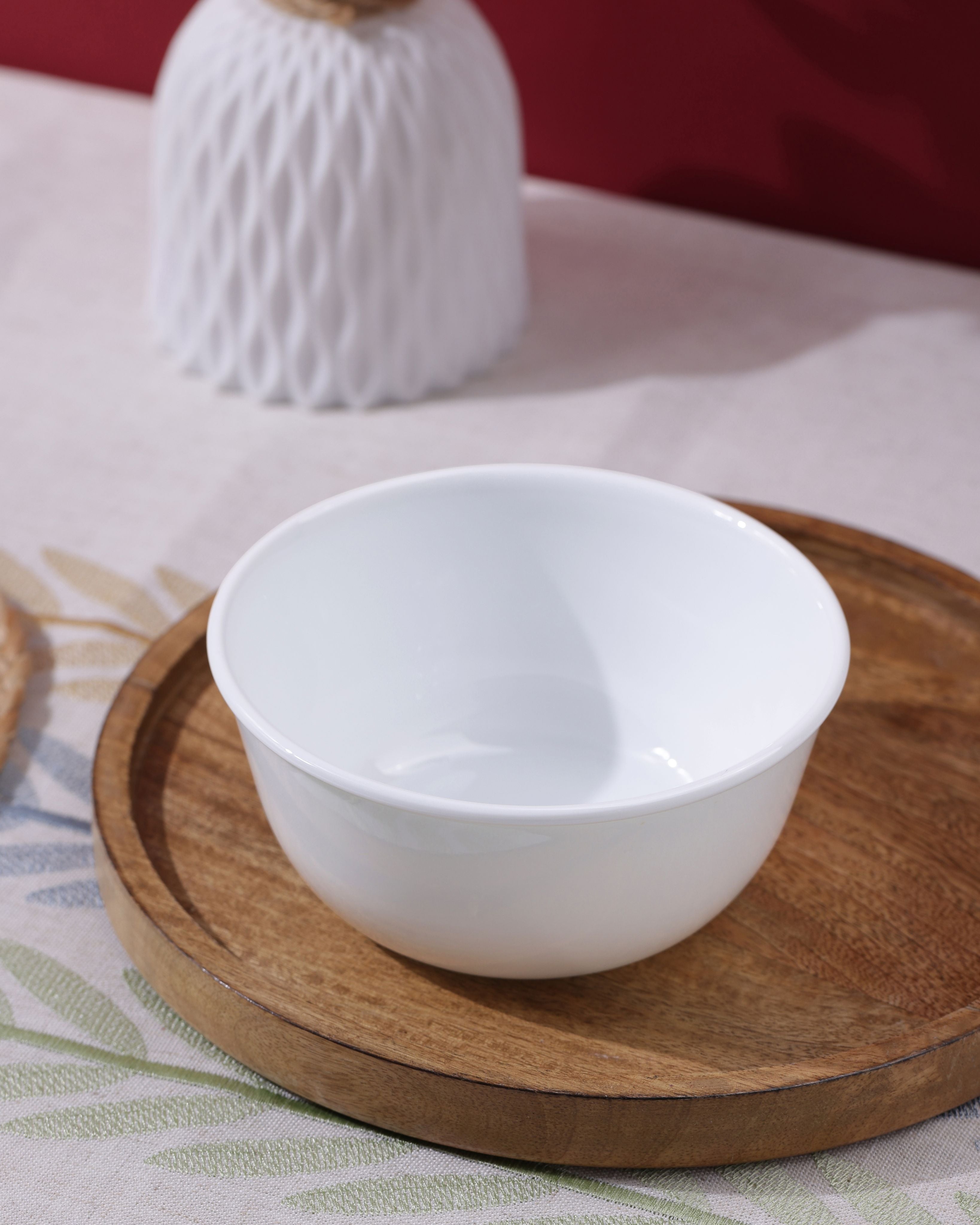 Winter Frost White Curry Bowl, 828ml