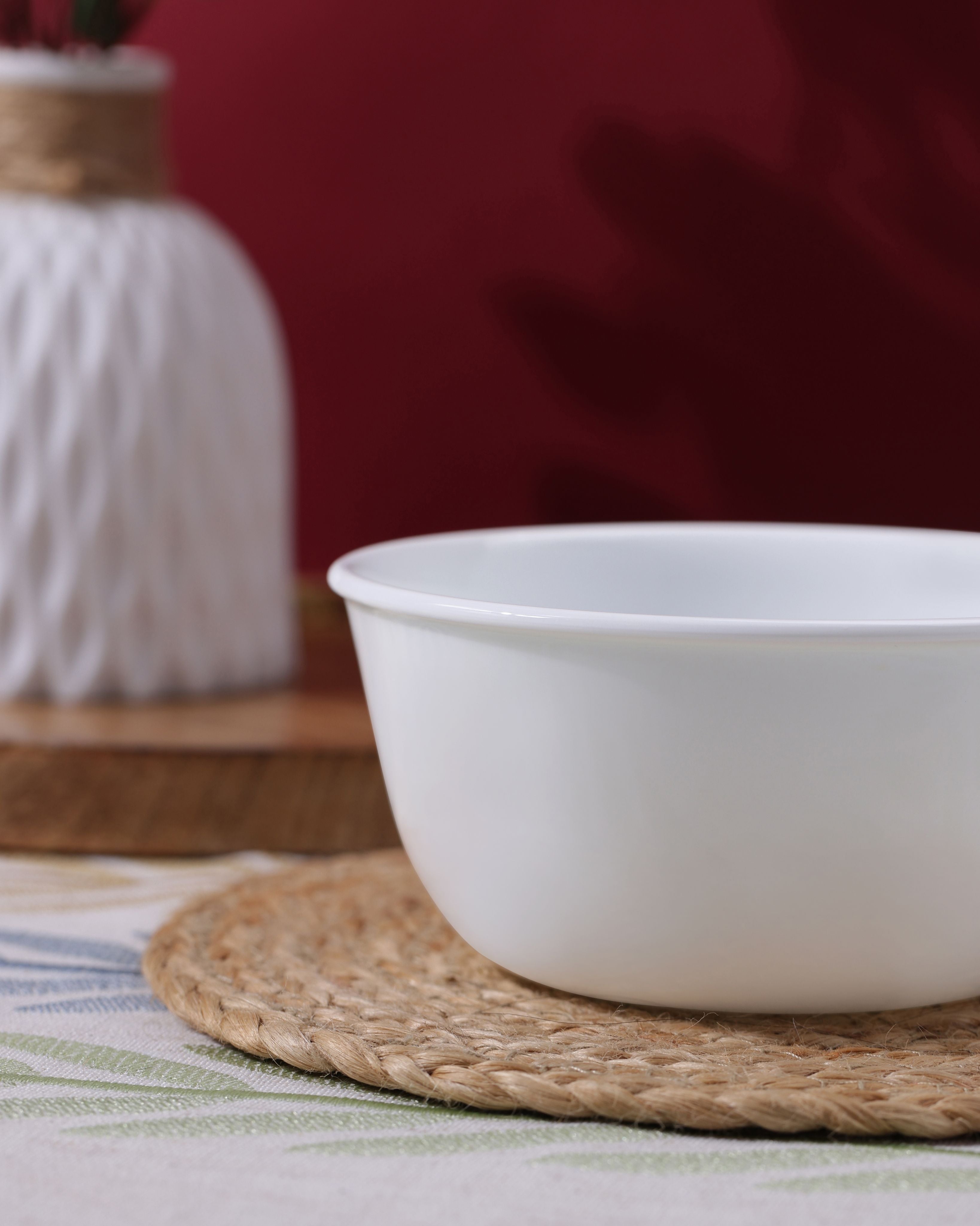 Winter Frost White Curry Bowl, 828ml