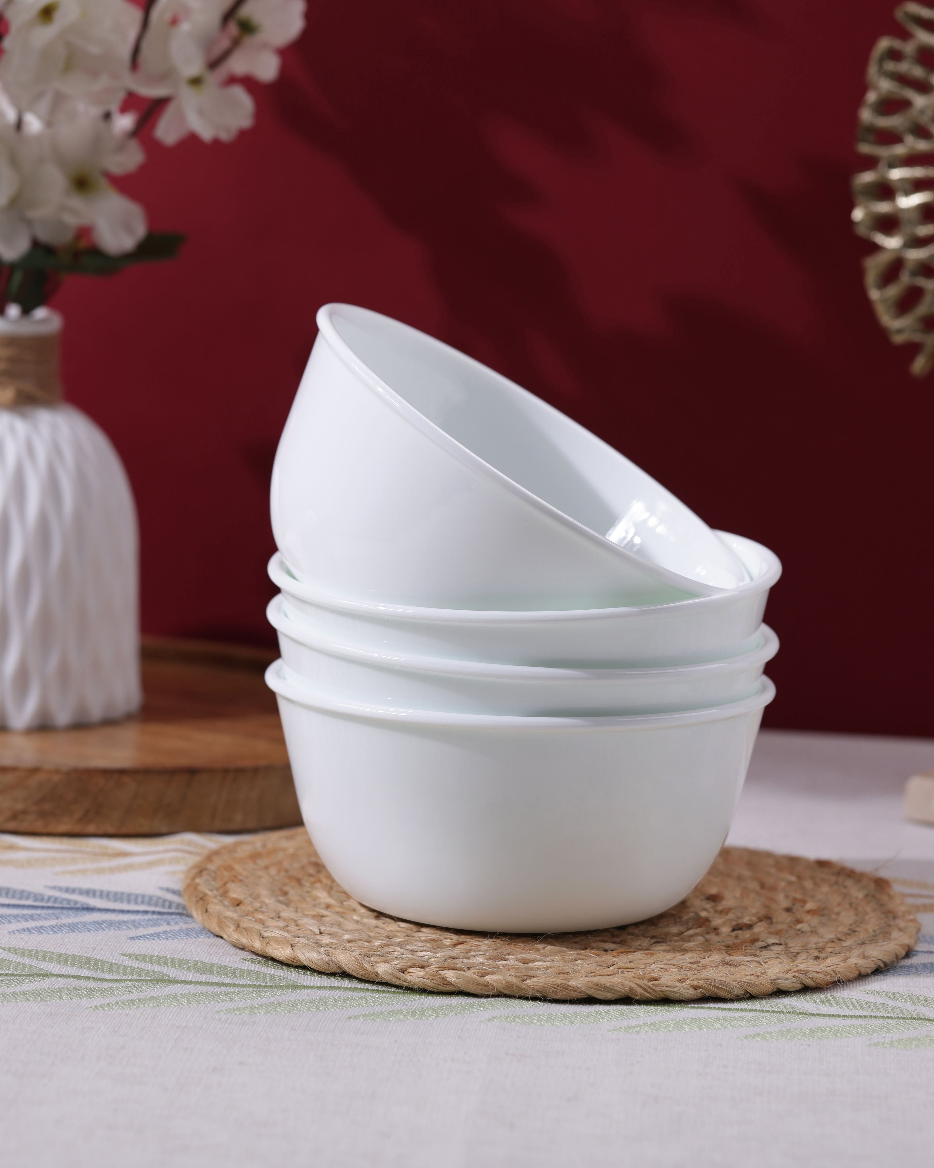 Winter Frost White Curry Bowl, 828ml