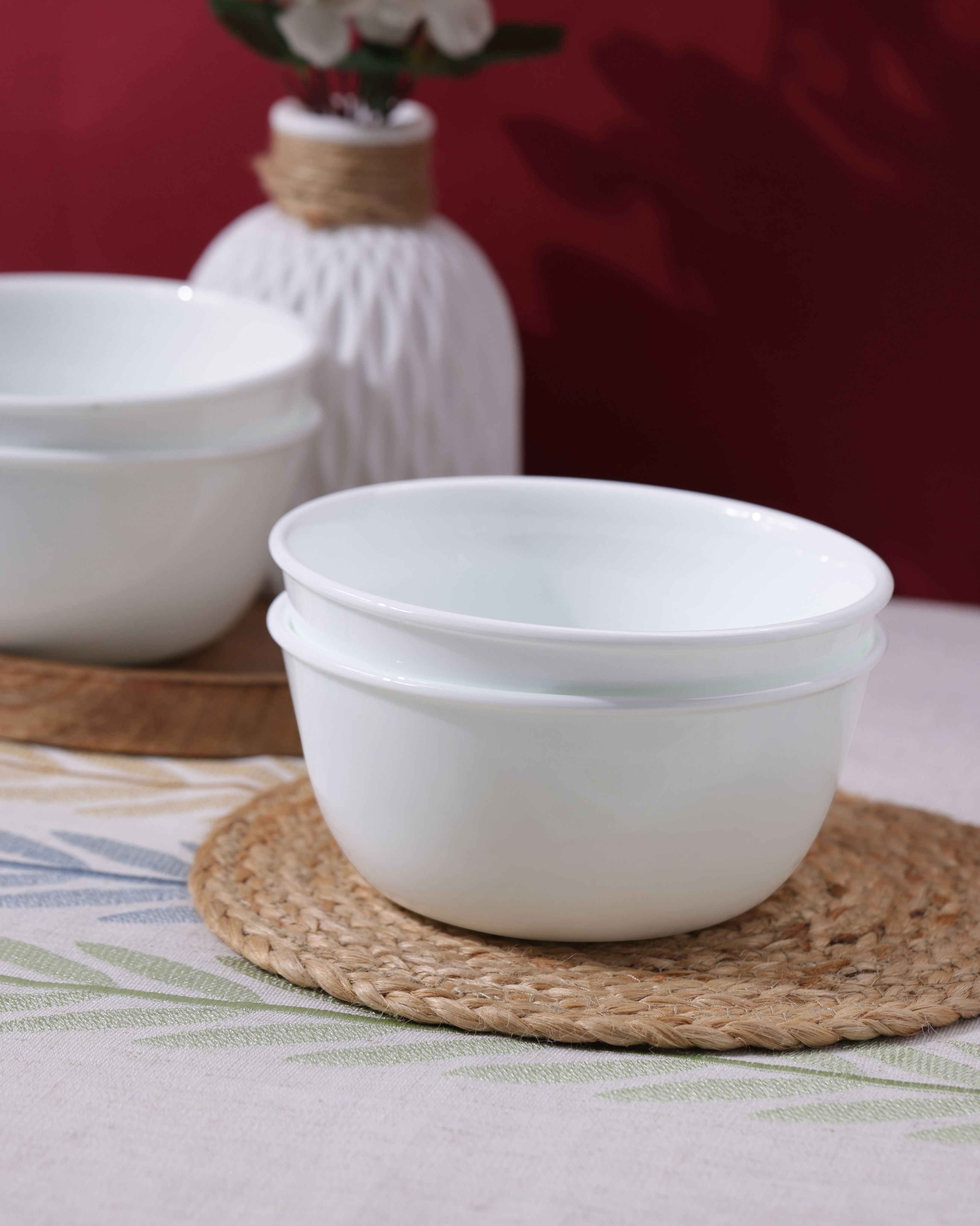 Winter Frost White Curry Bowl, 828ml