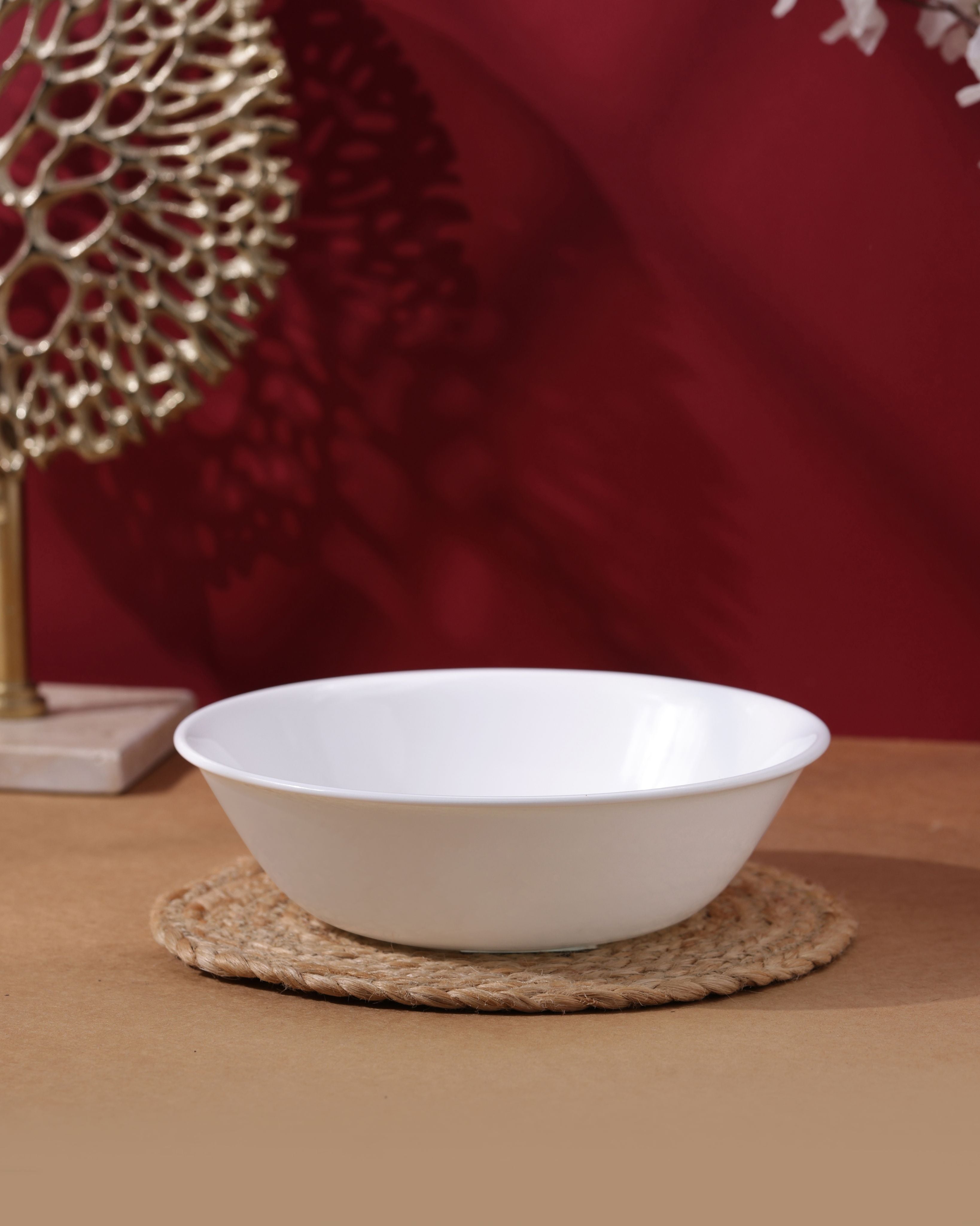 Winter Frost White Serving Bowl, 1L