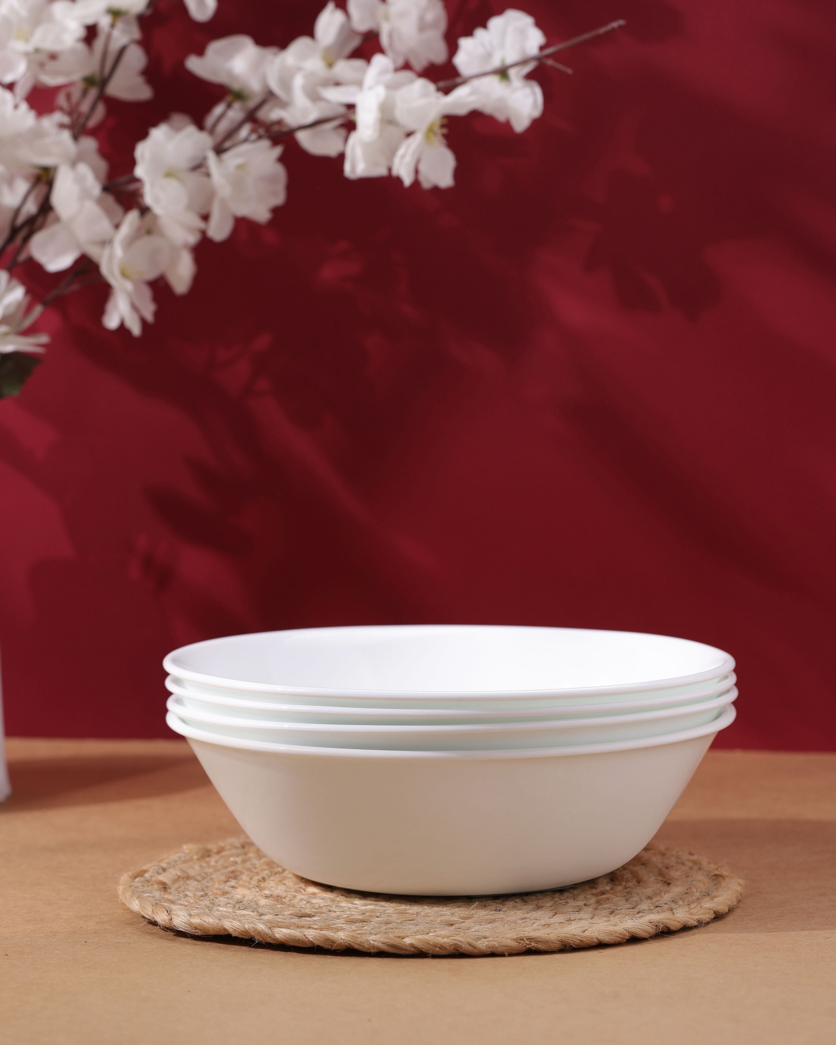 Winter Frost White Serving Bowl, 1L