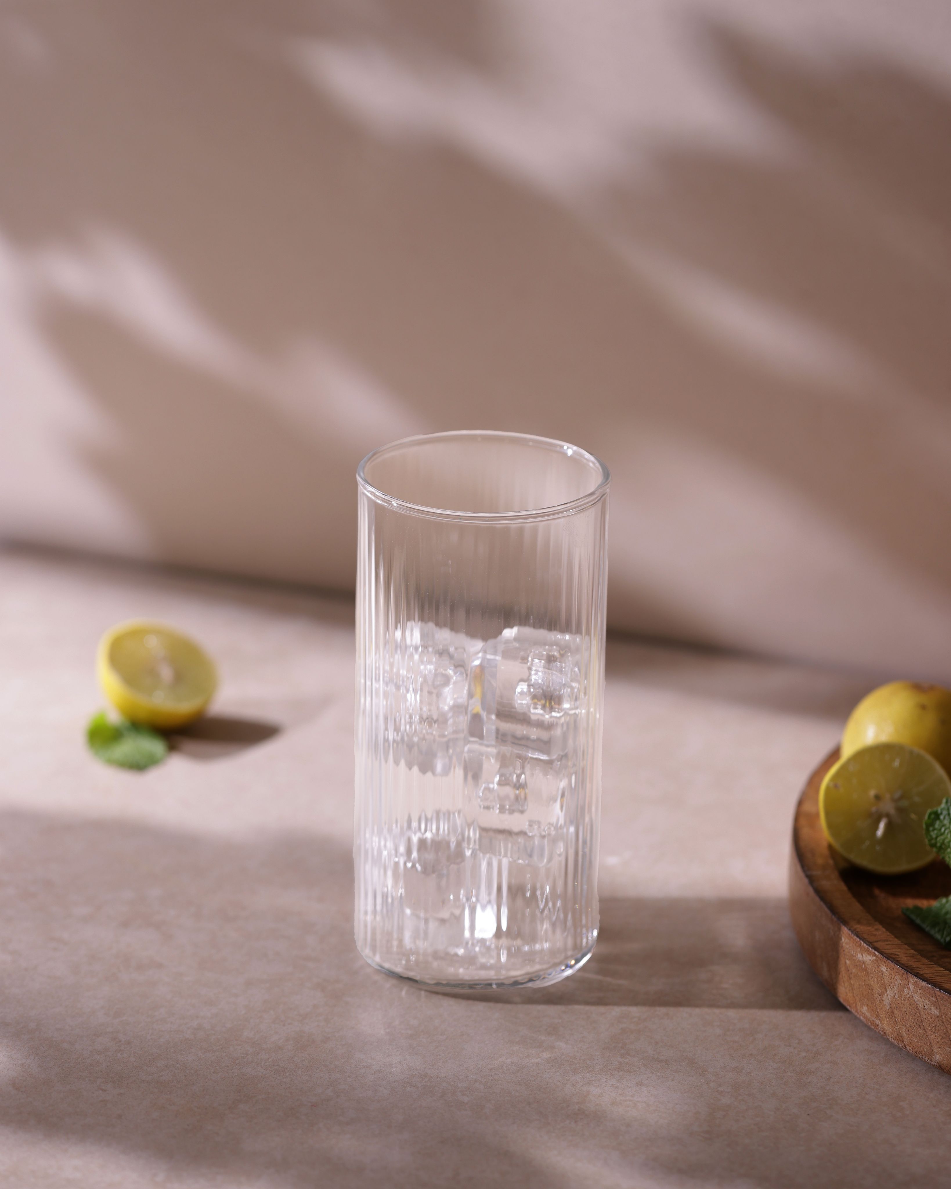 Pulse Long Drink Glasses, 370ml, Set of 6