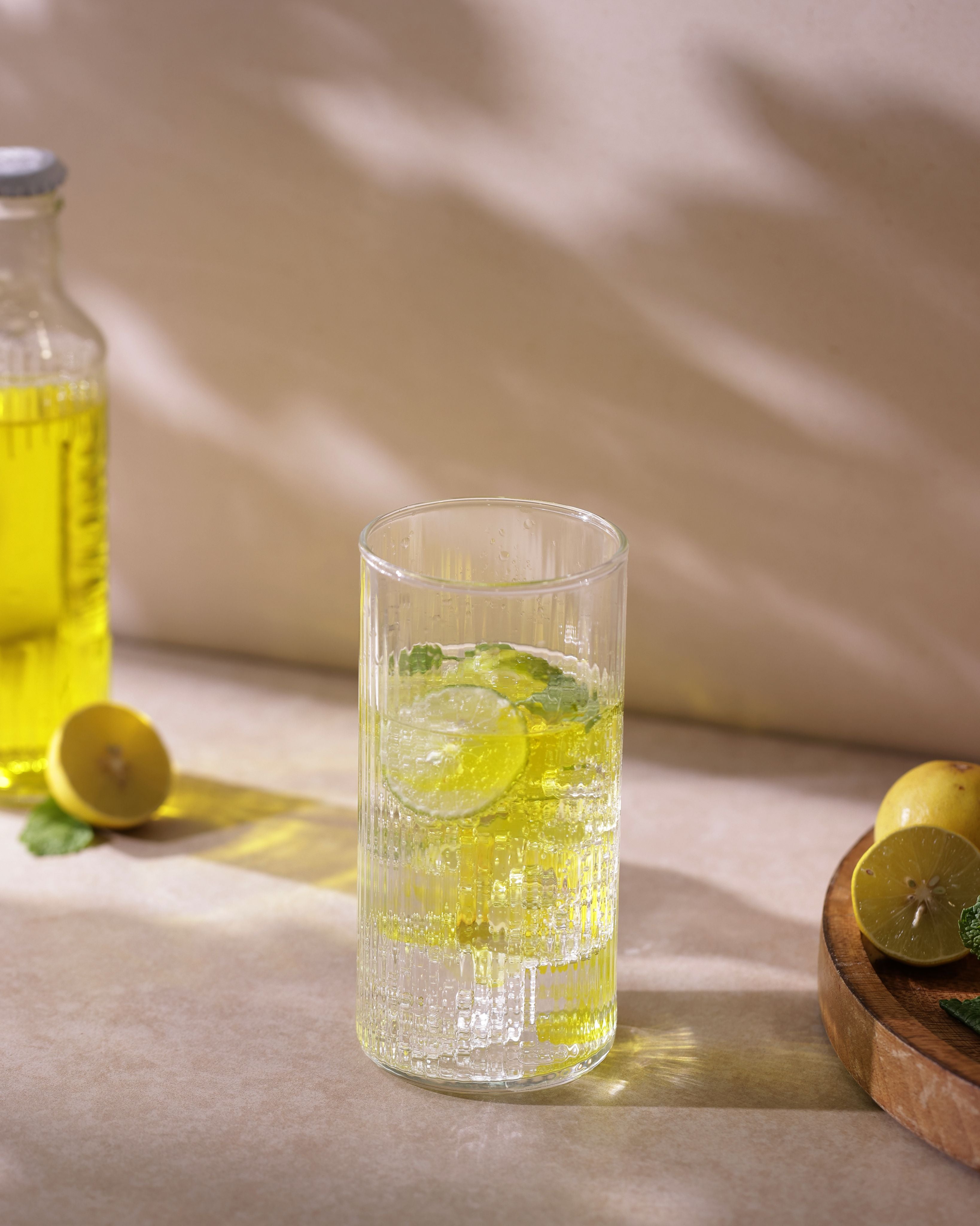 Pulse Long Drink Glasses, 370ml, Set of 6