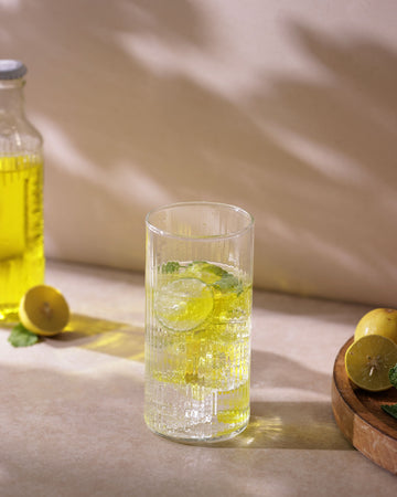 Pulse Long Drink Glasses, 370ml, Set of 6